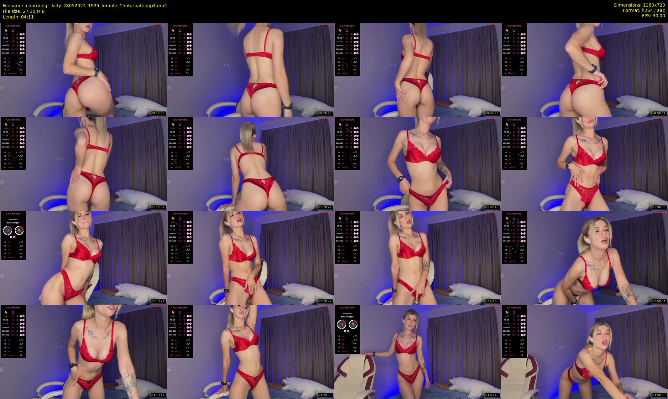 charming__kitty — 5 minute Chaturbate female cam show recording, 720p, May 28, 2024