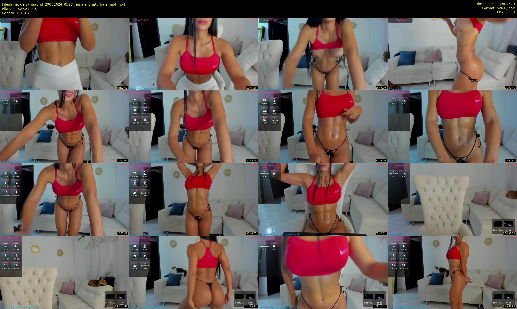 deisy_madrid — 92 minute Chaturbate female cam show recording, 720p, May 29, 2024