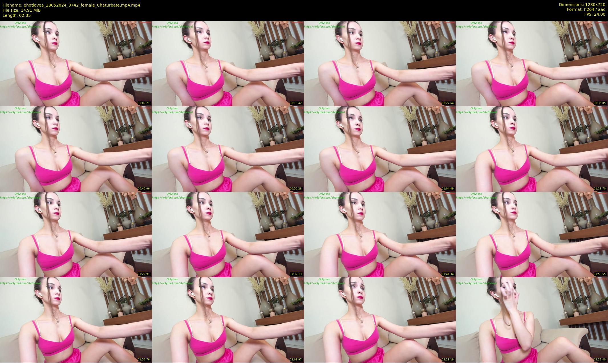 ehotlovea — 3 minute Chaturbate female cam show recording, 720p, May 28, 2024