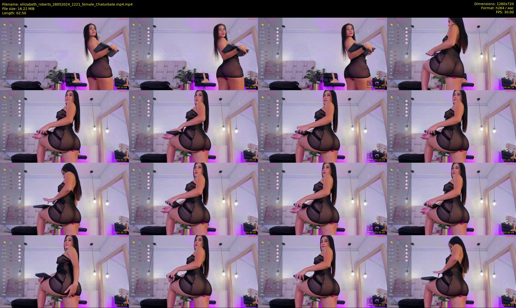 eliizabeth_roberts — 3 minute Chaturbate female cam show recording, 720p, May 28, 2024