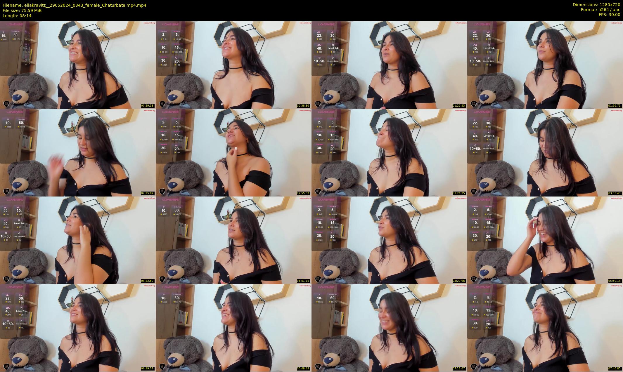 ellakravitz_ — 9 minute Chaturbate female cam show recording, 720p, May 29, 2024