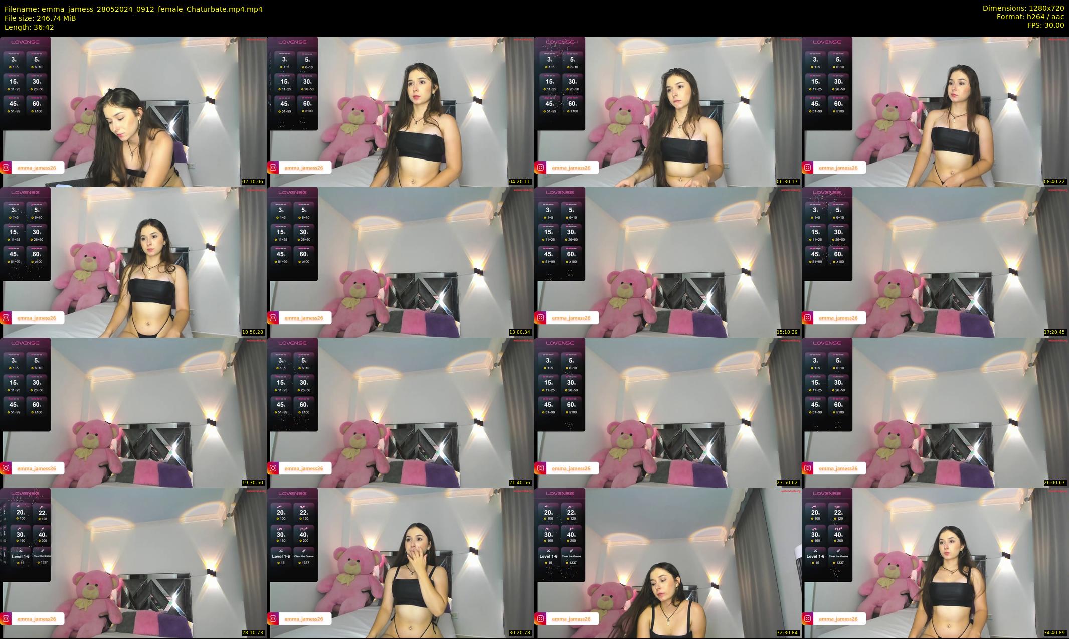 emma_jamess — 37 minute Chaturbate female cam show recording, 720p, May 28, 2024