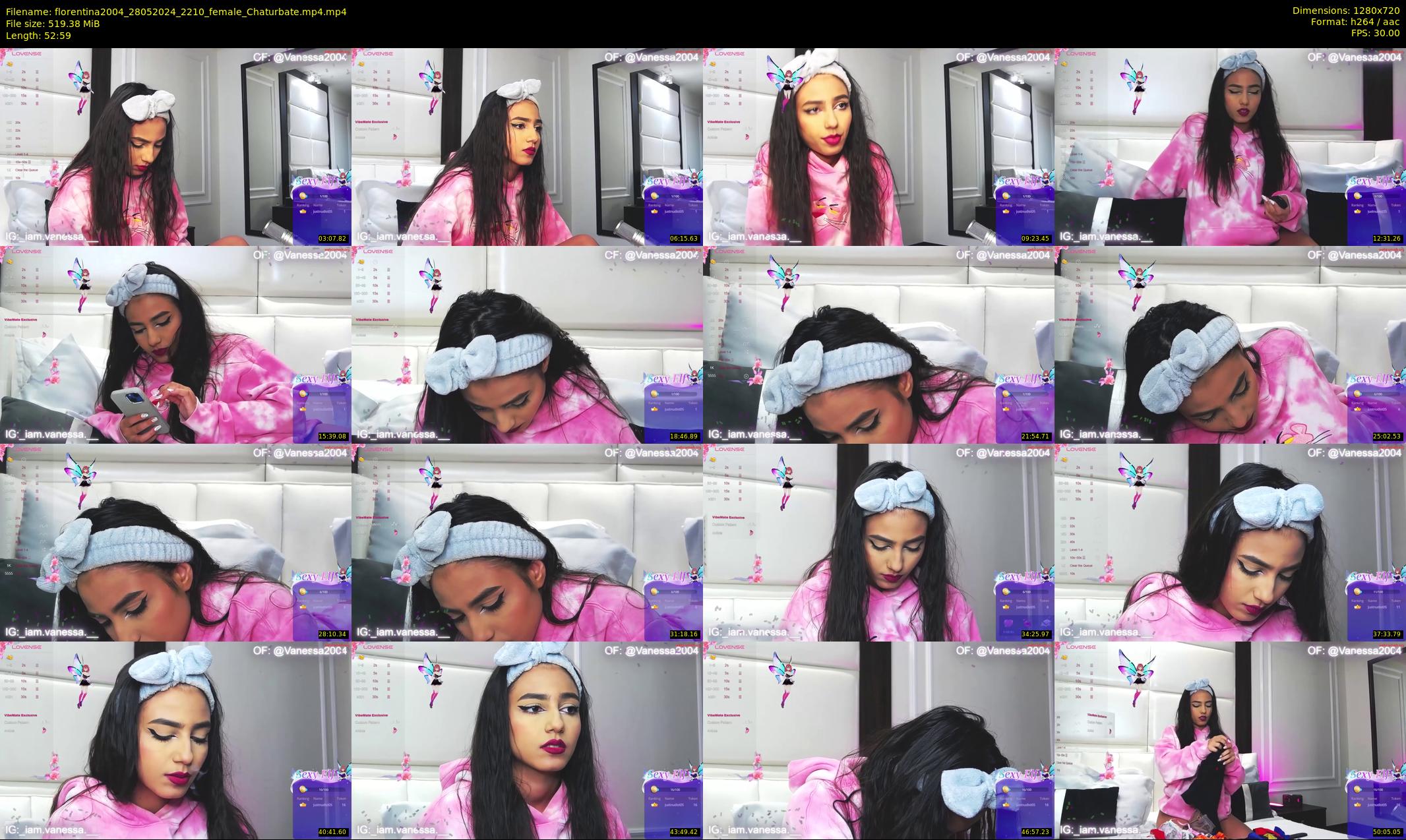 florentina2004 — 53 minute Chaturbate female cam show recording, 720p, May 28, 2024