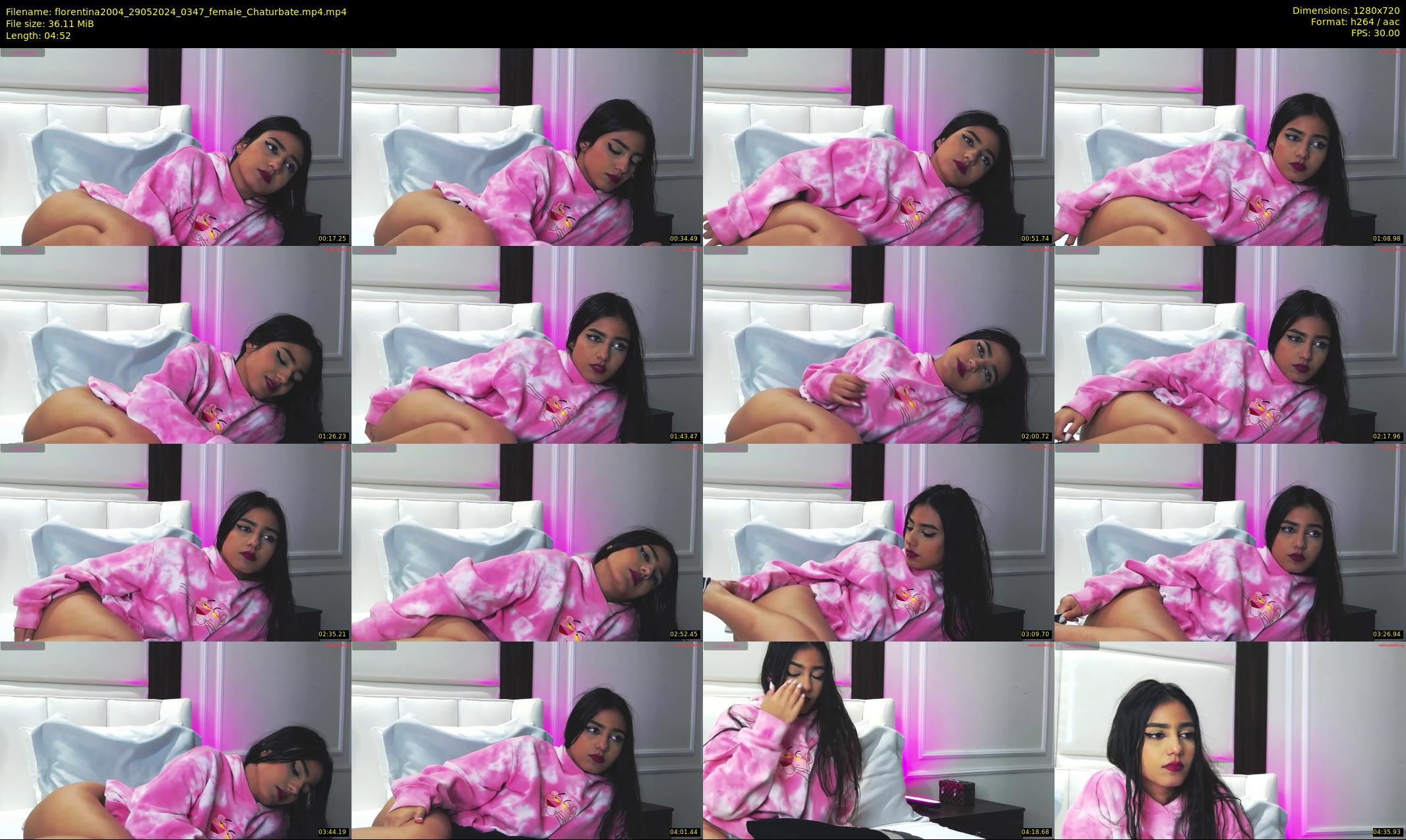 florentina2004 — 5 minute Chaturbate female cam show recording, 720p, May 29, 2024