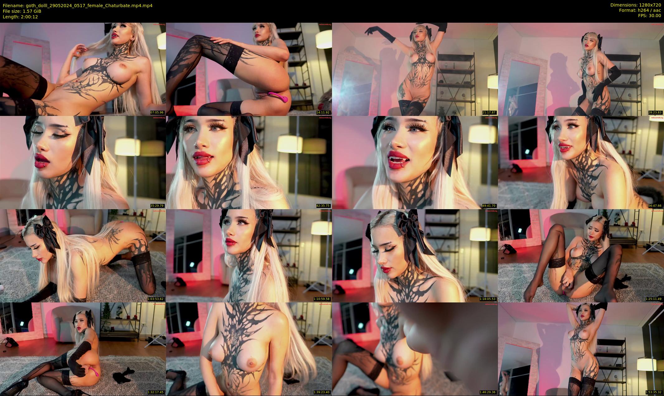 goth_dolll — 121 minute Chaturbate female cam show recording, 720p, May 29, 2024
