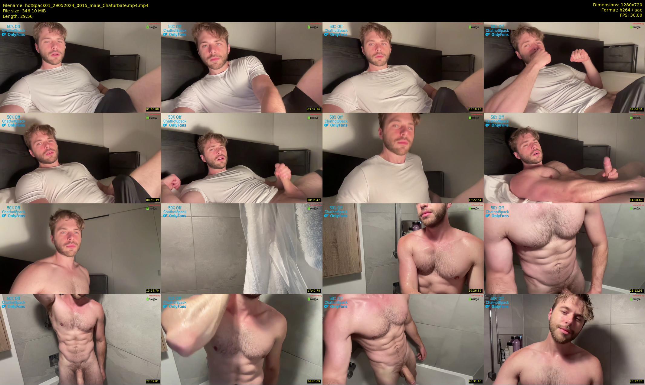 hot8pack01 — 30 minute Chaturbate male cam show recording, 720p, May 29, 2024
