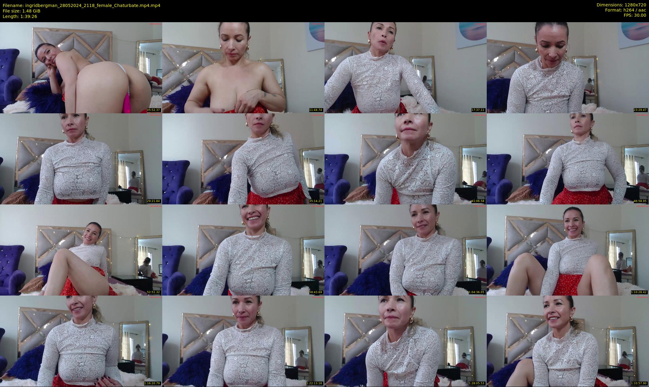 ingridbergman — 100 minute Chaturbate female cam show recording, 720p, May 28, 2024