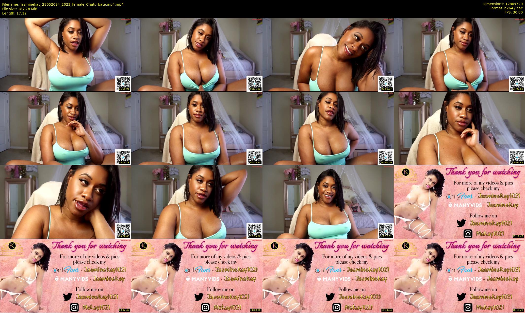 jasminekay — 18 minute Chaturbate female cam show recording, 720p, May 28, 2024