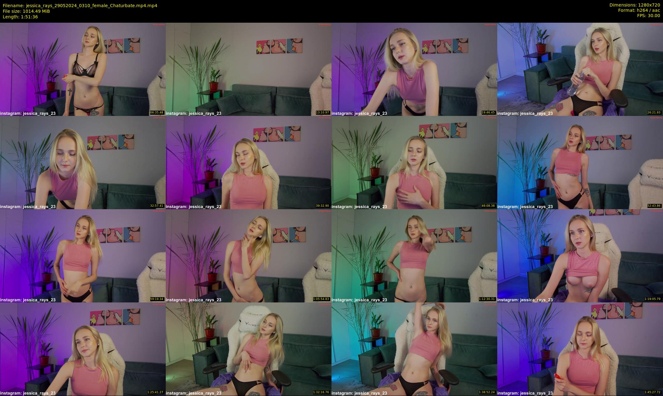 jessica_rays — 112 minute Chaturbate couple cam show recording, 720p, May 29, 2024