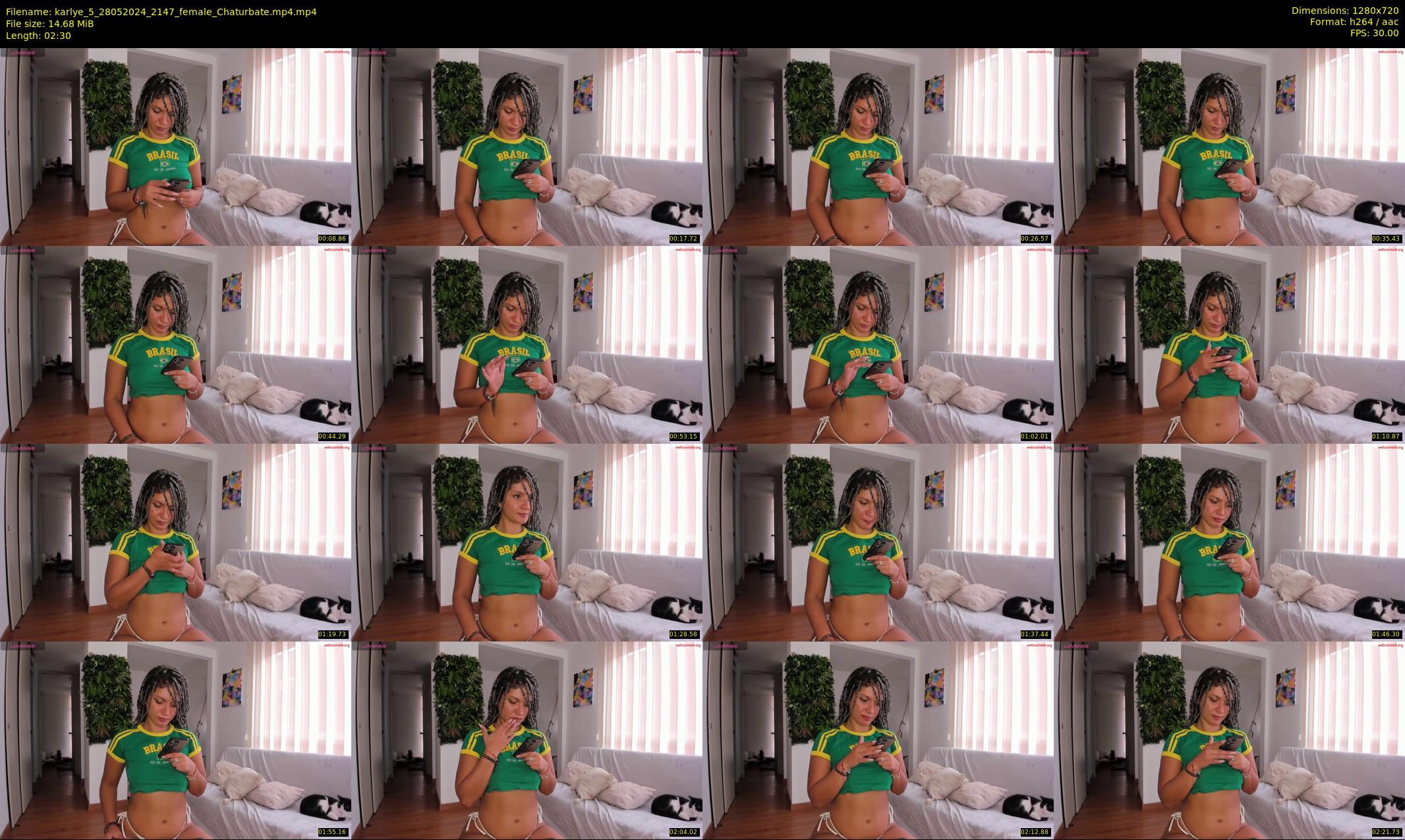 karlye_5 — 3 minute Chaturbate female cam show recording, 720p, May 28, 2024