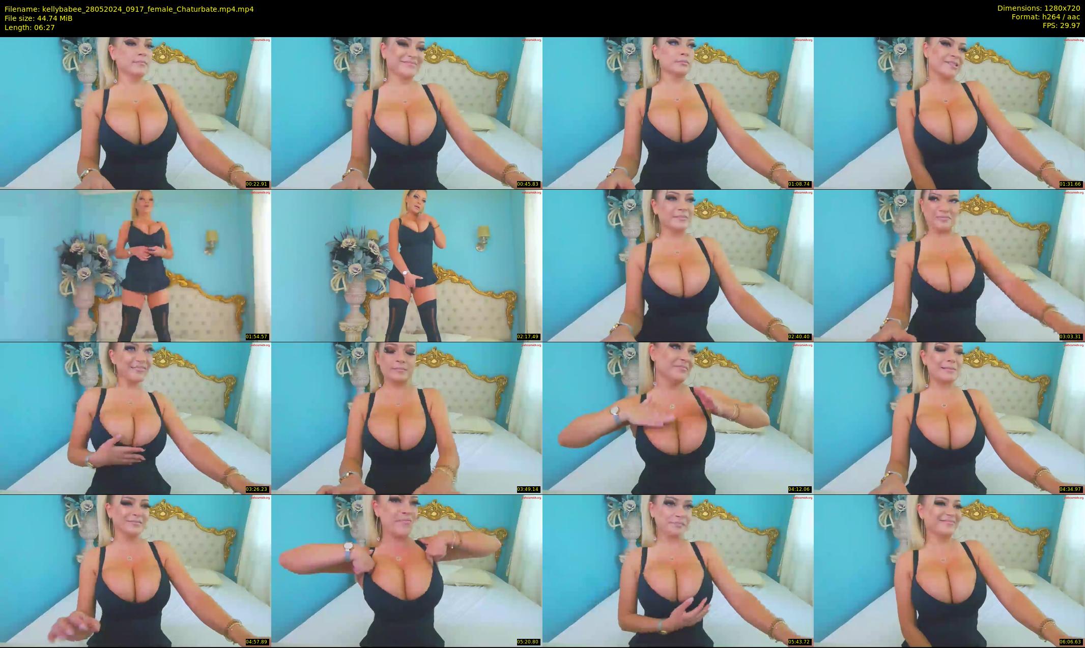 kellybabee — 7 minute Chaturbate female cam show recording, 720p, May 28, 2024