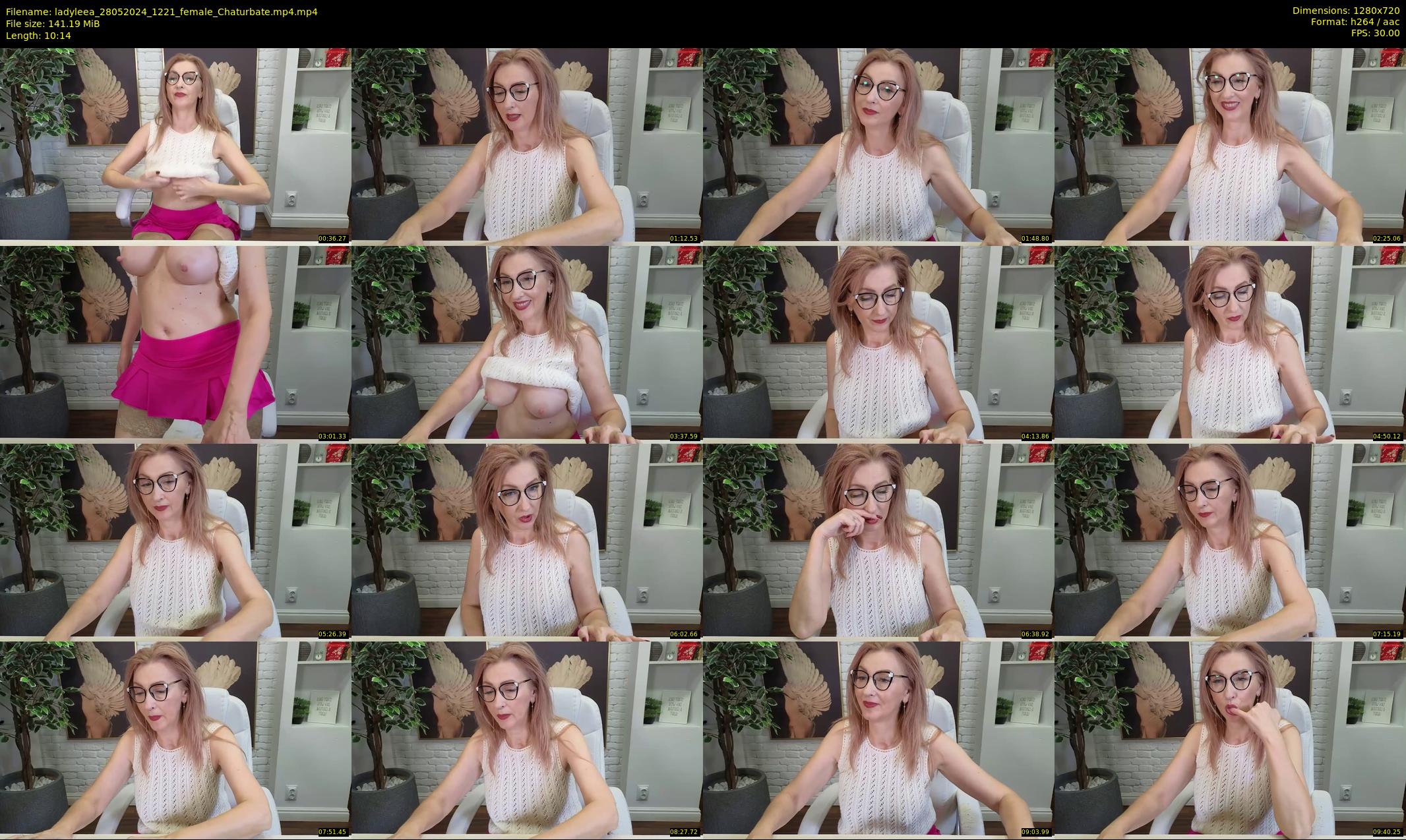 ladyleea — 11 minute Chaturbate female cam show recording, 720p, May 28, 2024