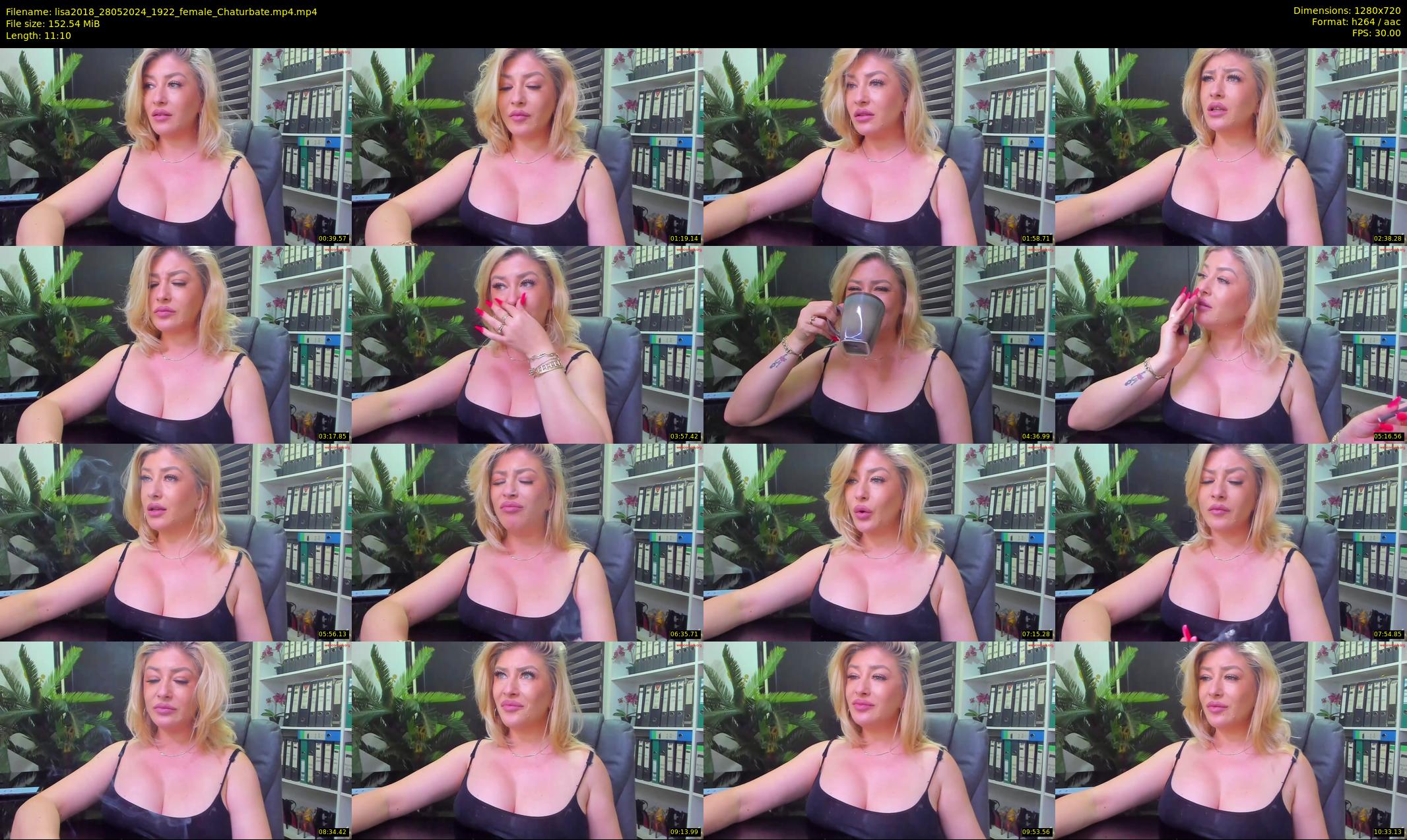 lisa2018 — 12 minute Chaturbate female cam show recording, 720p, May 28, 2024