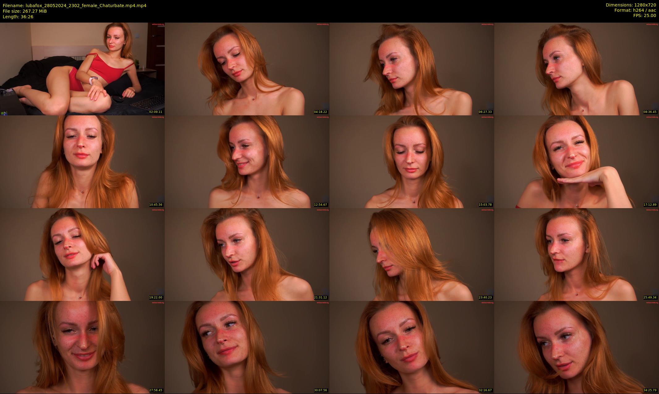 lubafox — 37 minute Chaturbate female cam show recording, 720p, May 28, 2024