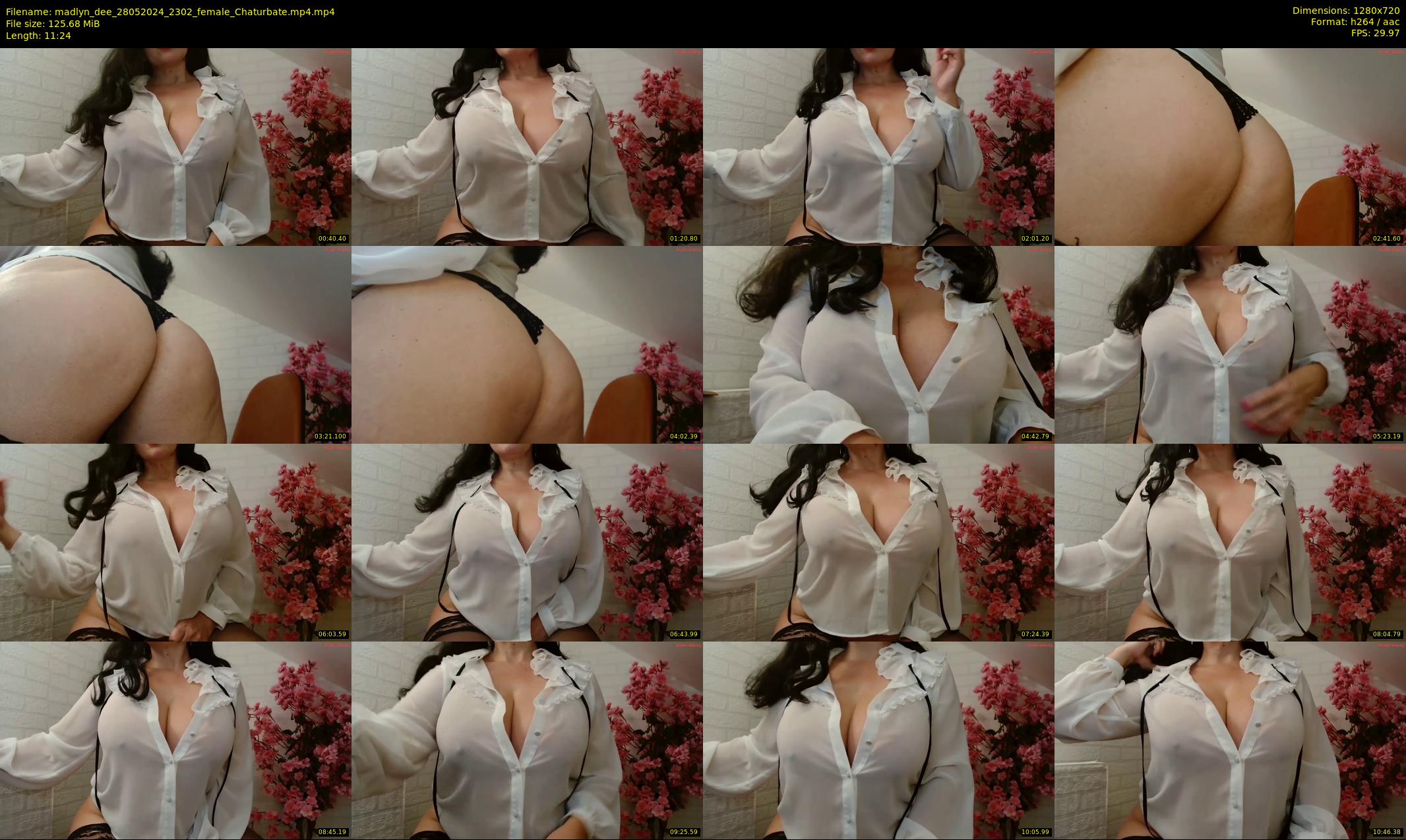 madlyn_dee — 12 minute Chaturbate female cam show recording, 720p, May 28, 2024