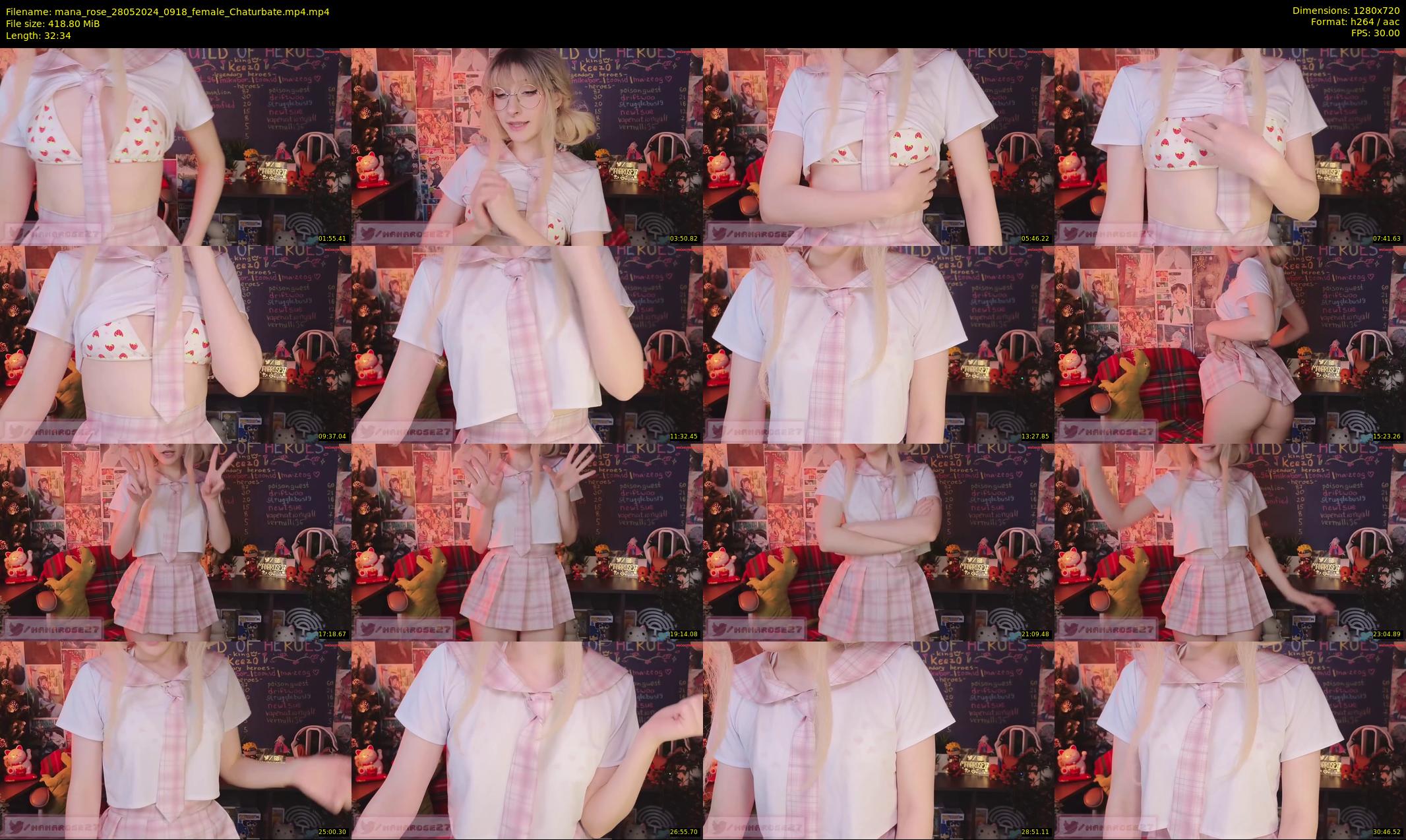 mana_rose — 33 minute Chaturbate female cam show recording, 720p, May 28, 2024