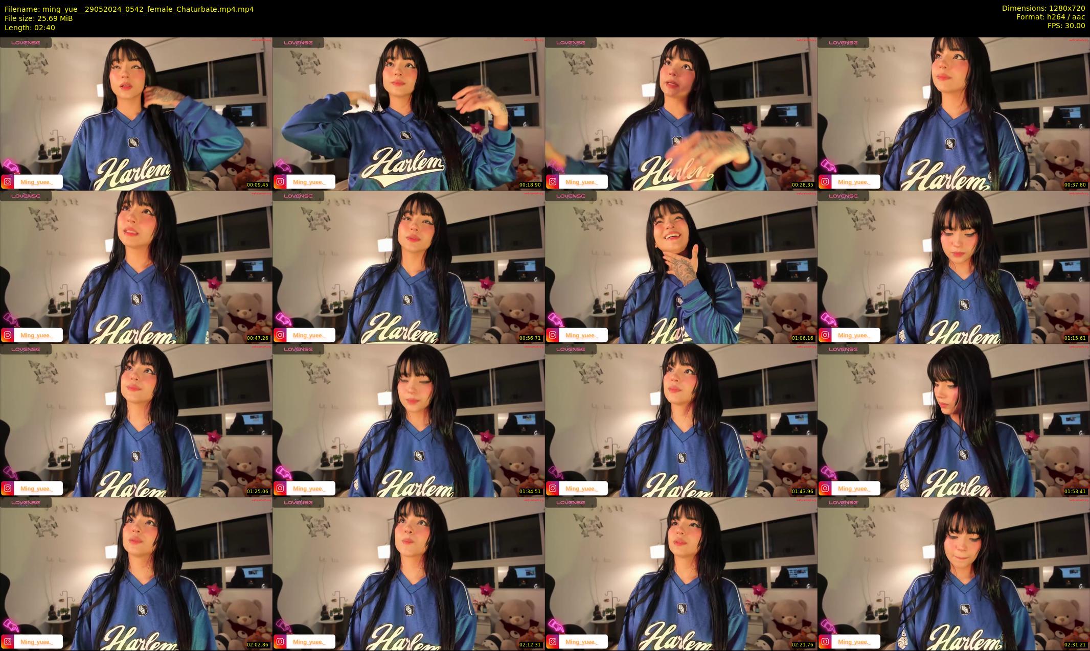 ming_yue_ — 3 minute Chaturbate female cam show recording, 720p, May 29, 2024