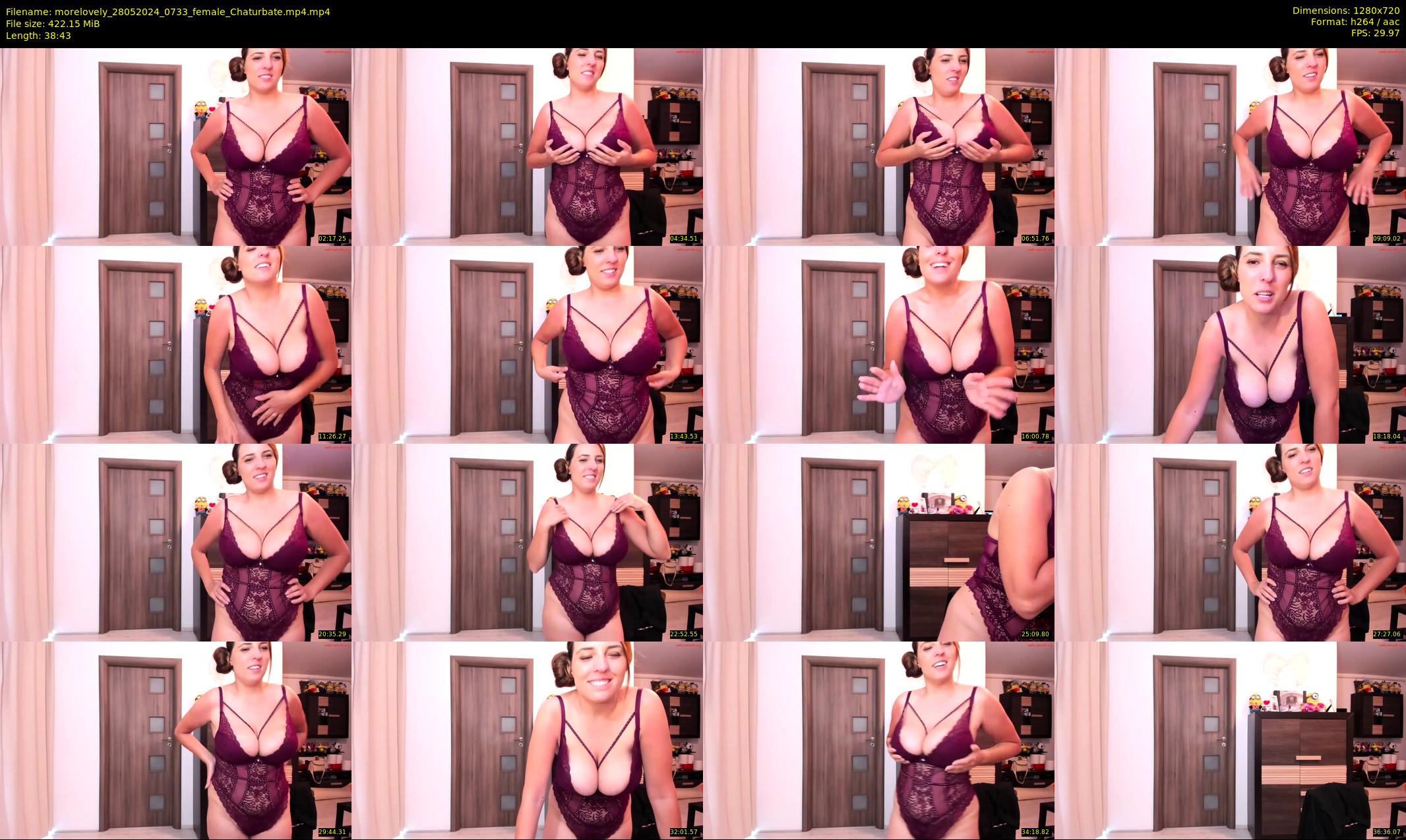 morelovely — 39 minute Chaturbate female cam show recording, 720p, May 28, 2024