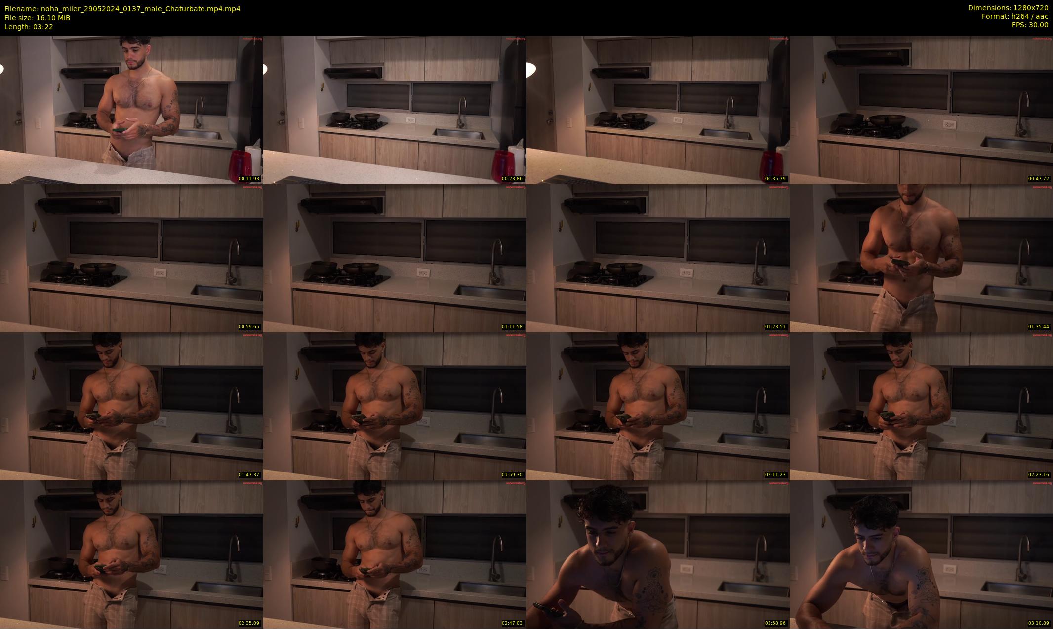 noha_miler — 4 minute Chaturbate male cam show recording, 720p, May 29, 2024