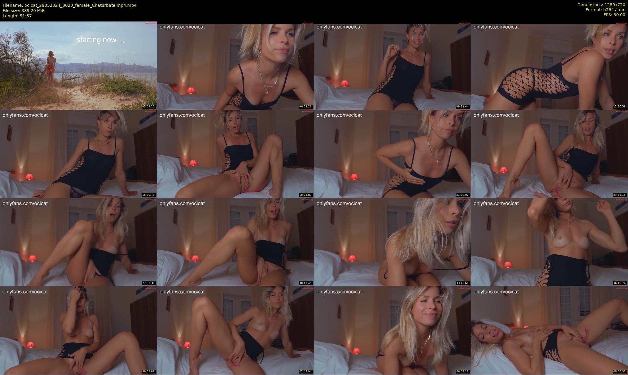 ocicat — 52 minute Chaturbate female cam show recording, 720p, May 29, 2024