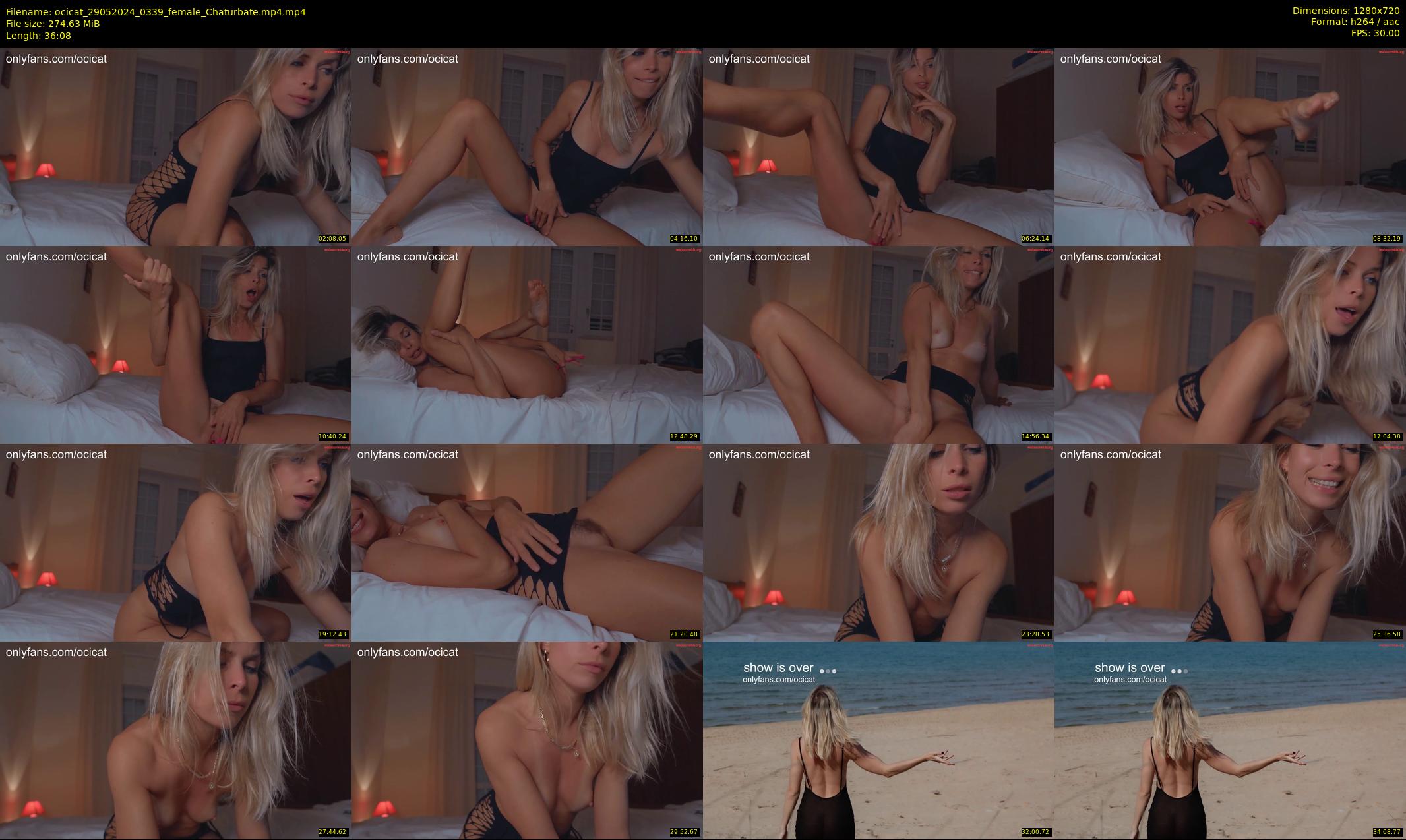 ocicat — 37 minute Chaturbate female cam show recording, 720p, May 29, 2024