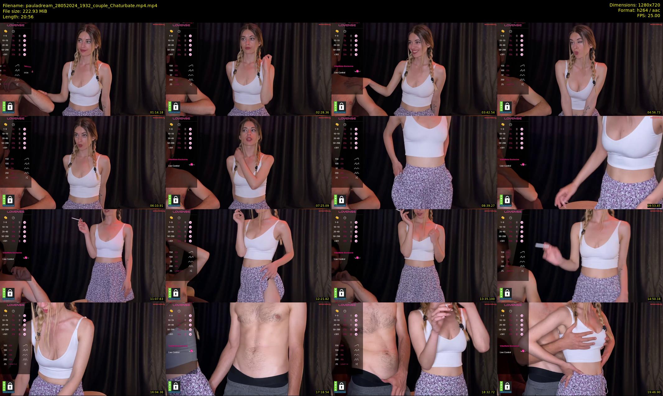 pauladream — 21 minute Chaturbate couple cam show recording, 720p, May 28, 2024