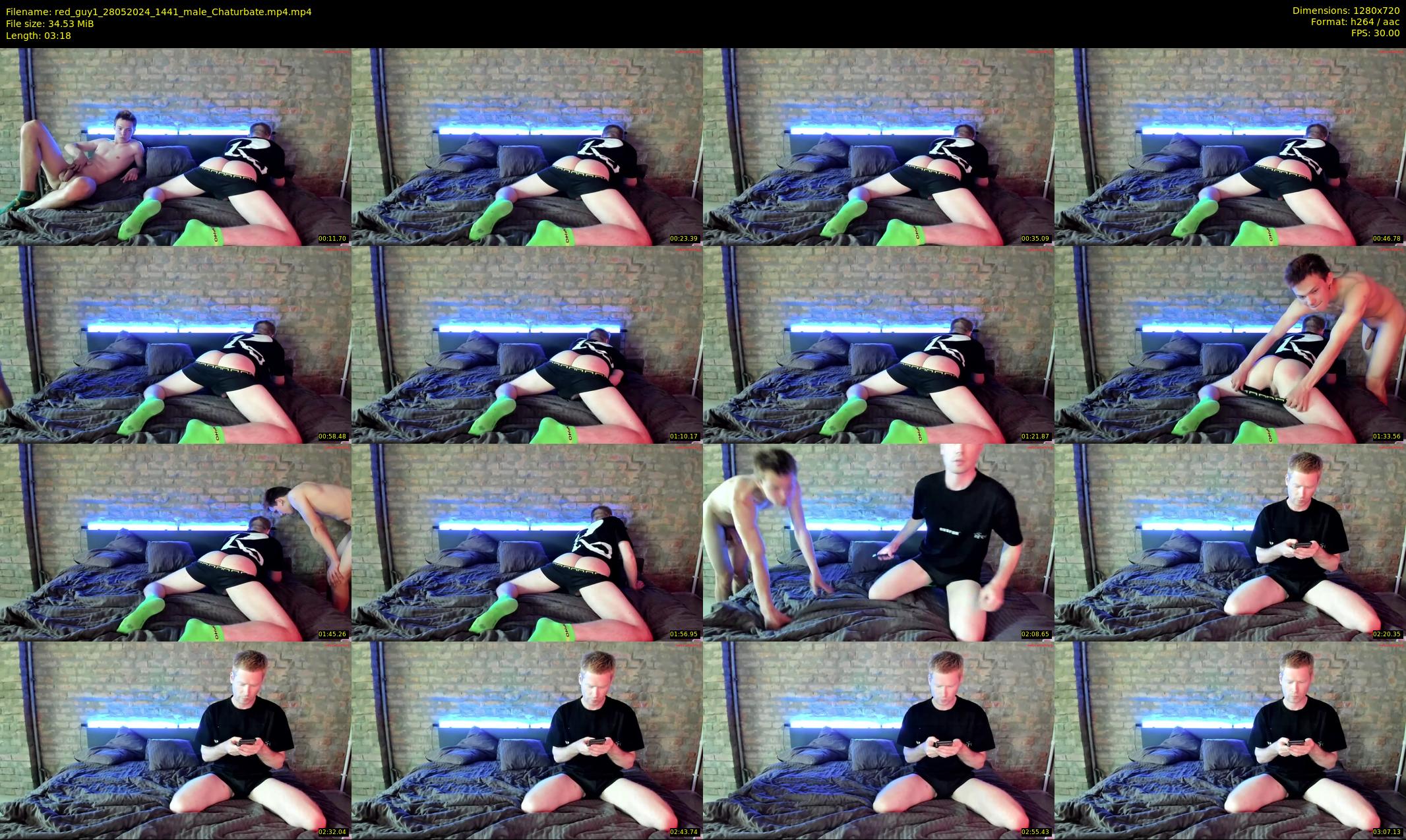 red_guy1 — 4 minute Chaturbate male cam show recording, 720p, May 28, 2024