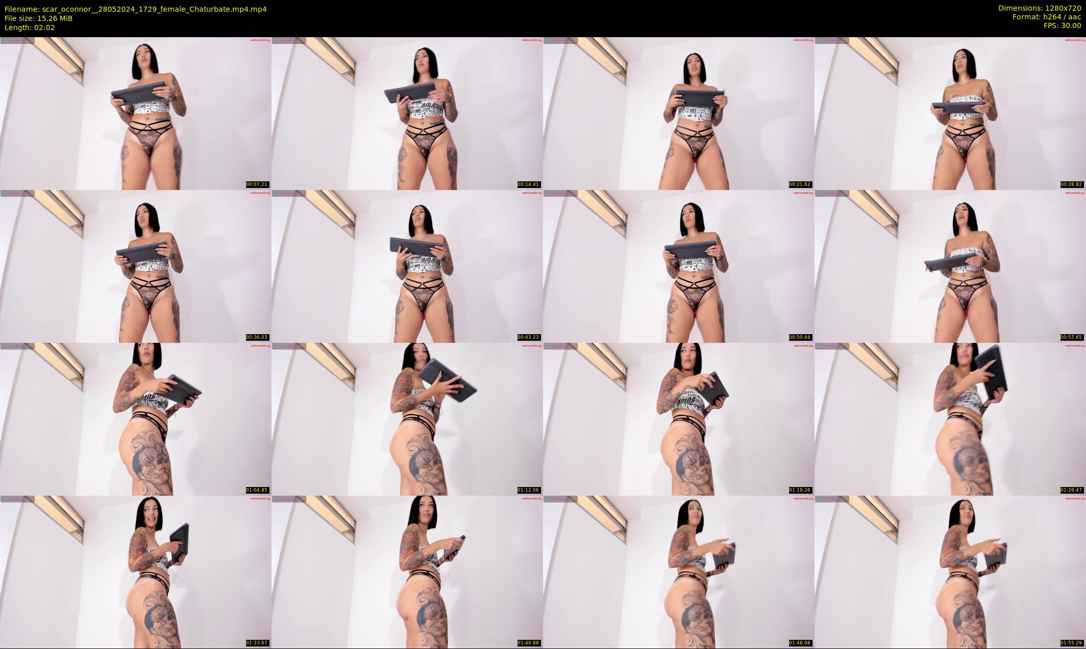 scar_oconnor_ — 3 minute Chaturbate female cam show recording, 720p, May 28, 2024