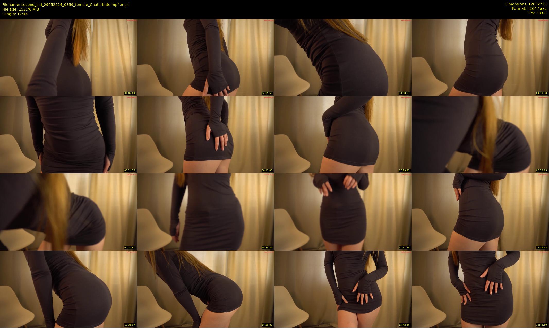 second_aid — 18 minute Chaturbate female cam show recording, 720p, May 29, 2024