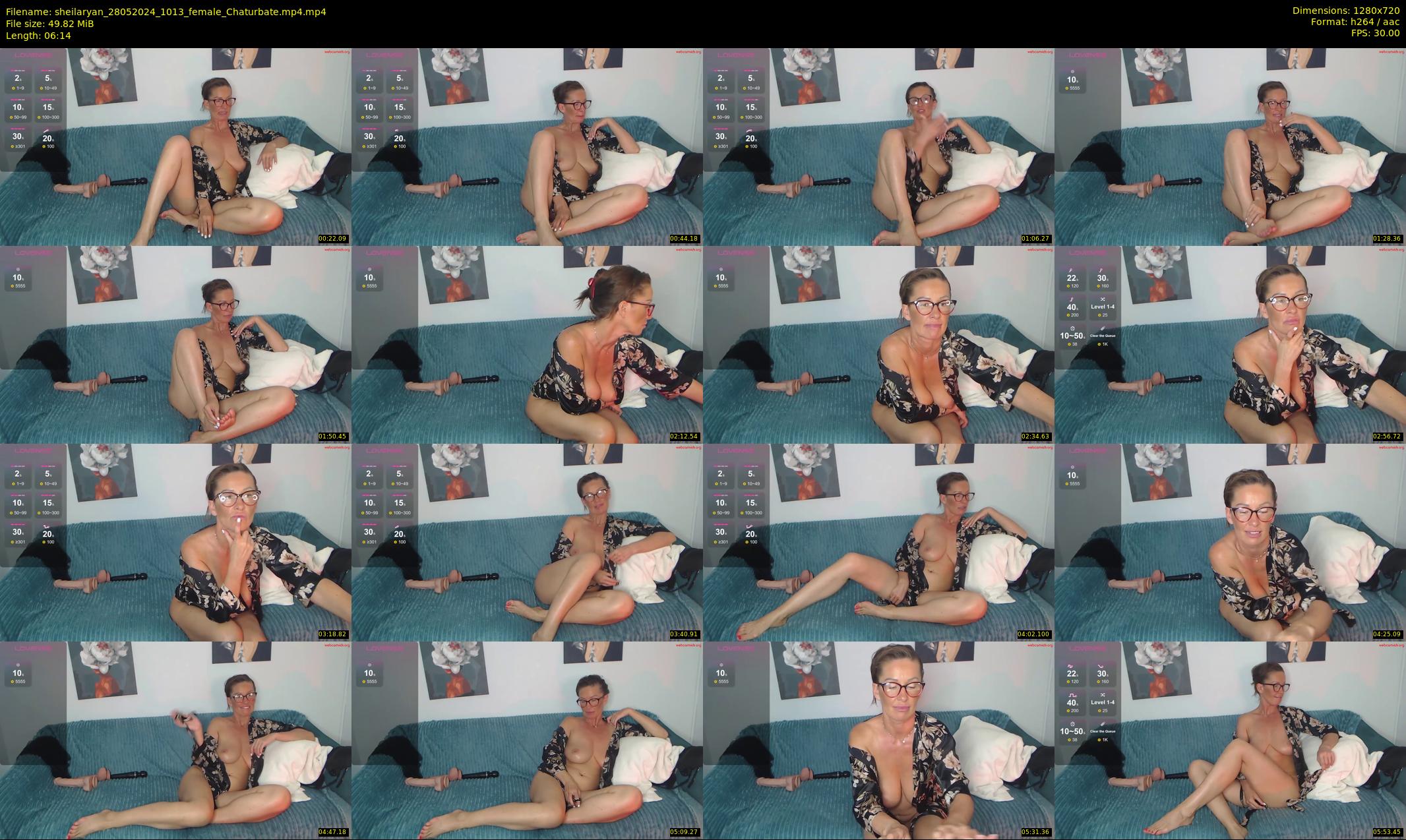 sheilaryan — 7 minute Chaturbate female cam show recording, 720p, May 28, 2024