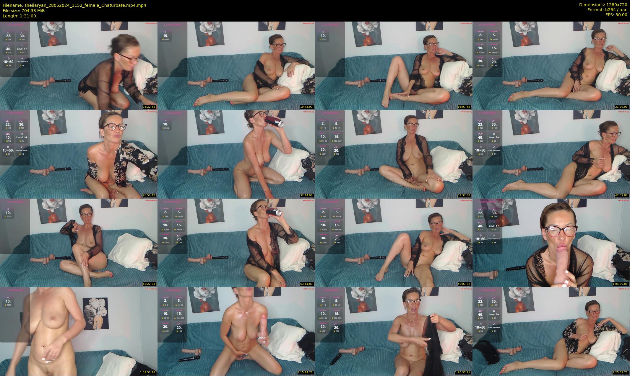sheilaryan — 91 minute Chaturbate female cam show recording, 720p, May 28, 2024