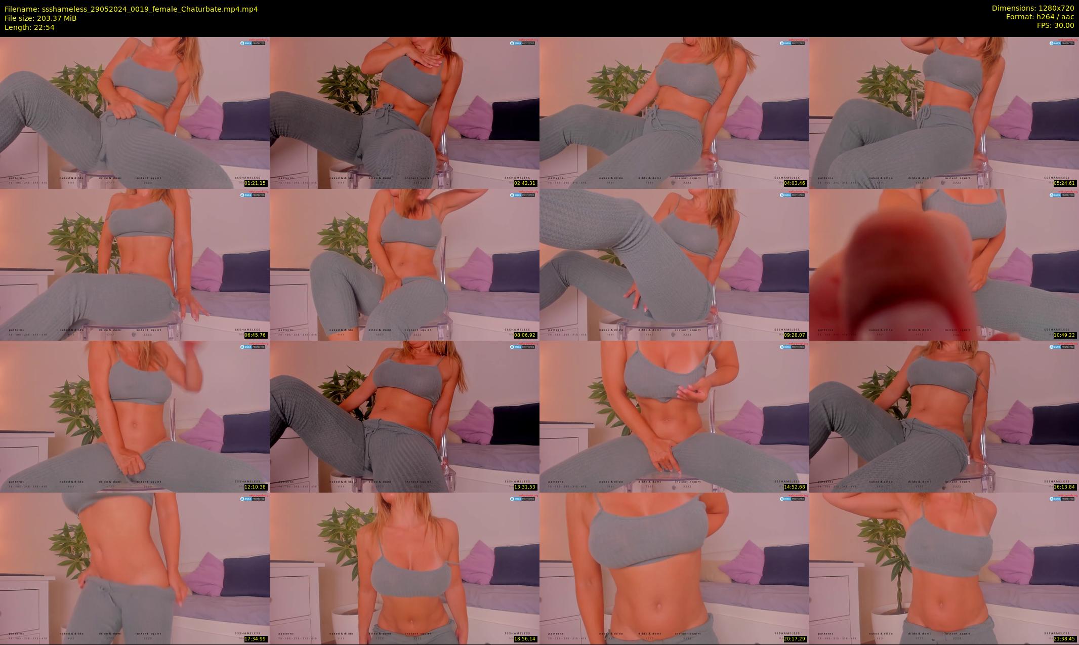 ssshameless — 23 minute Chaturbate female cam show recording, 720p, May 29, 2024