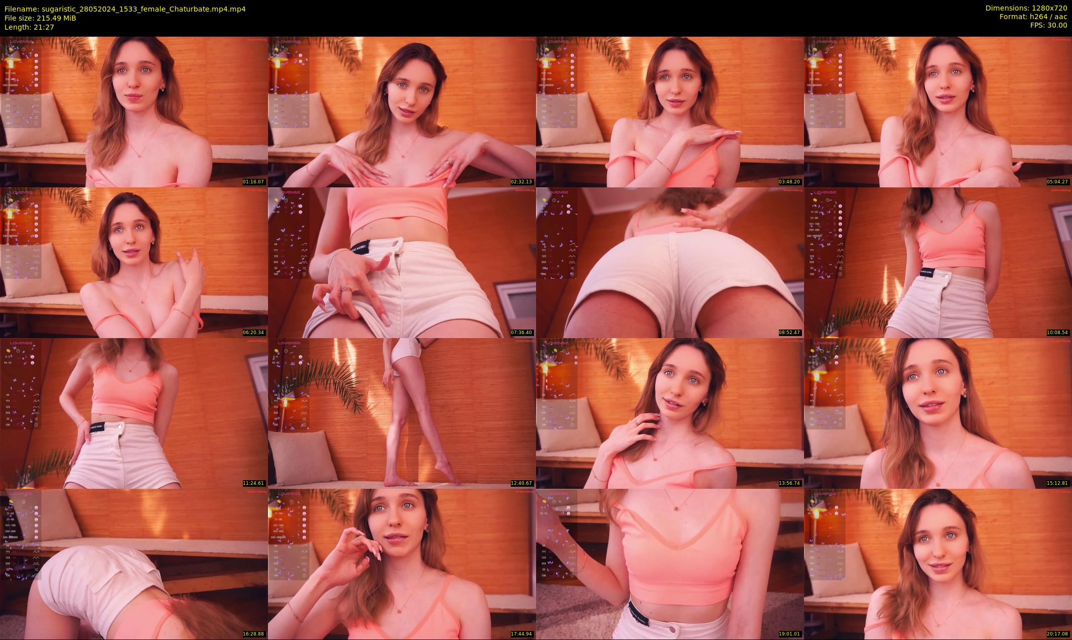 sugaristic — 22 minute Chaturbate female cam show recording, 720p, May 28, 2024