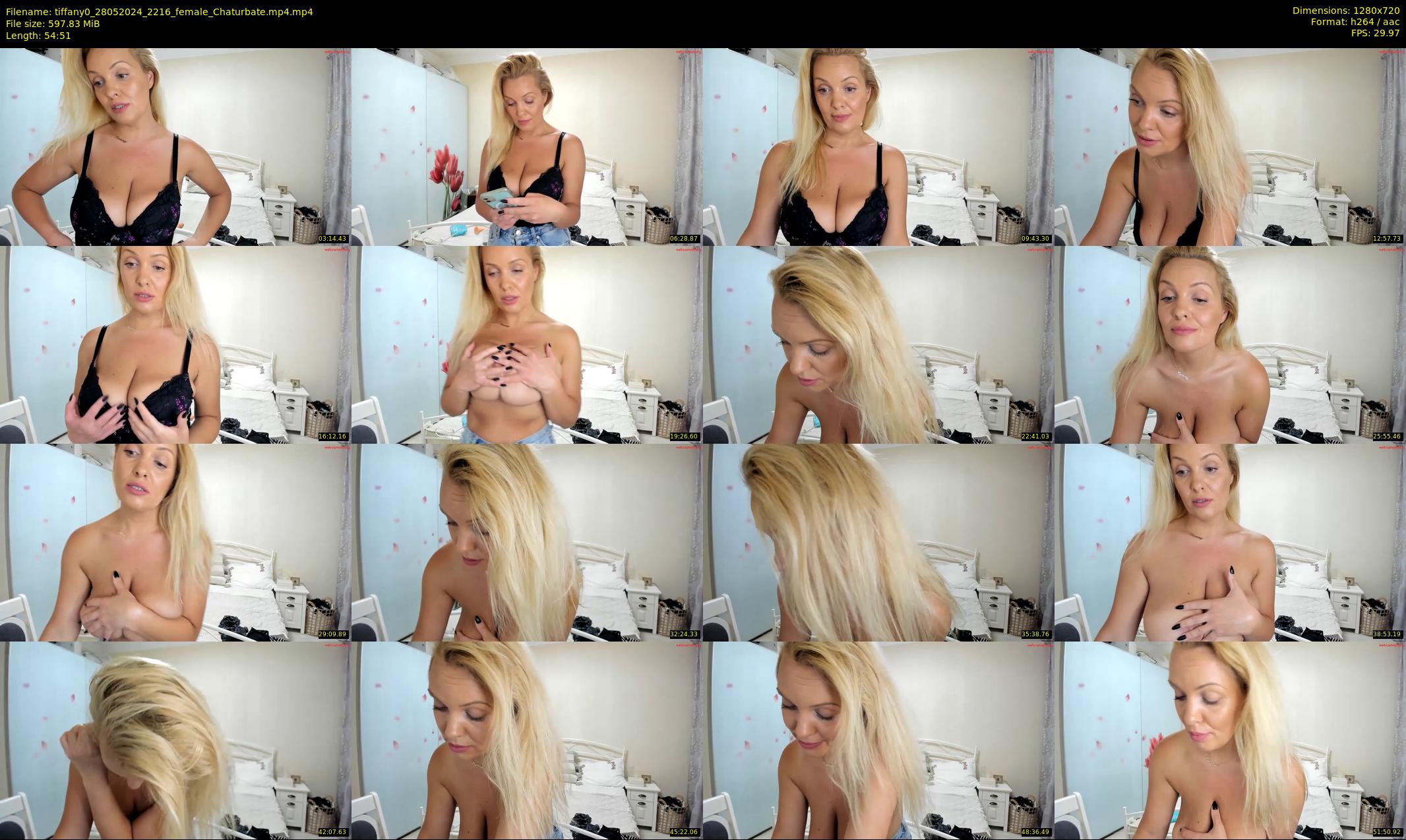 tiffany0 — 55 minute Chaturbate female cam show recording, 720p, May 28, 2024