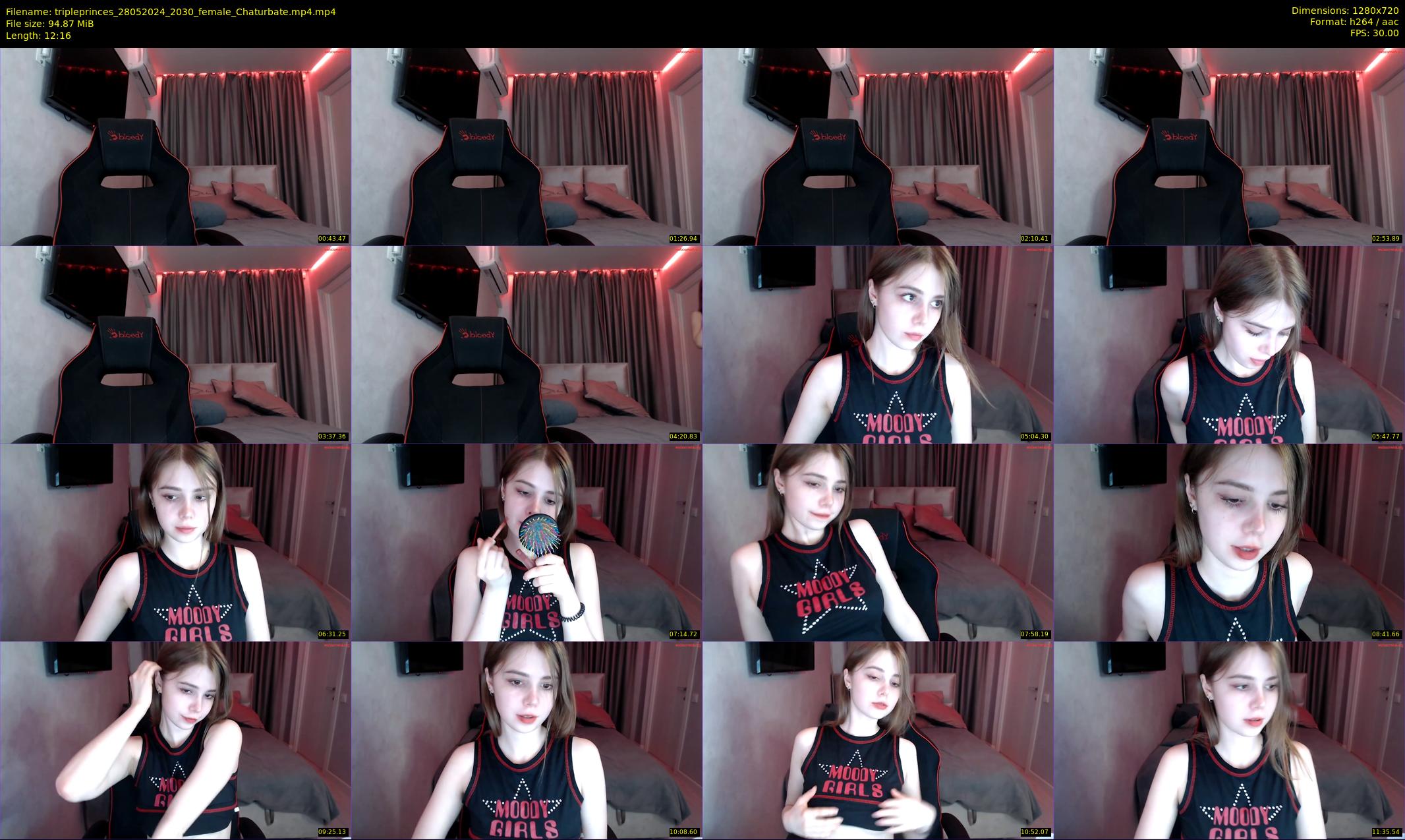 tripleprinces — 13 minute Chaturbate female cam show recording, 720p, May 28, 2024