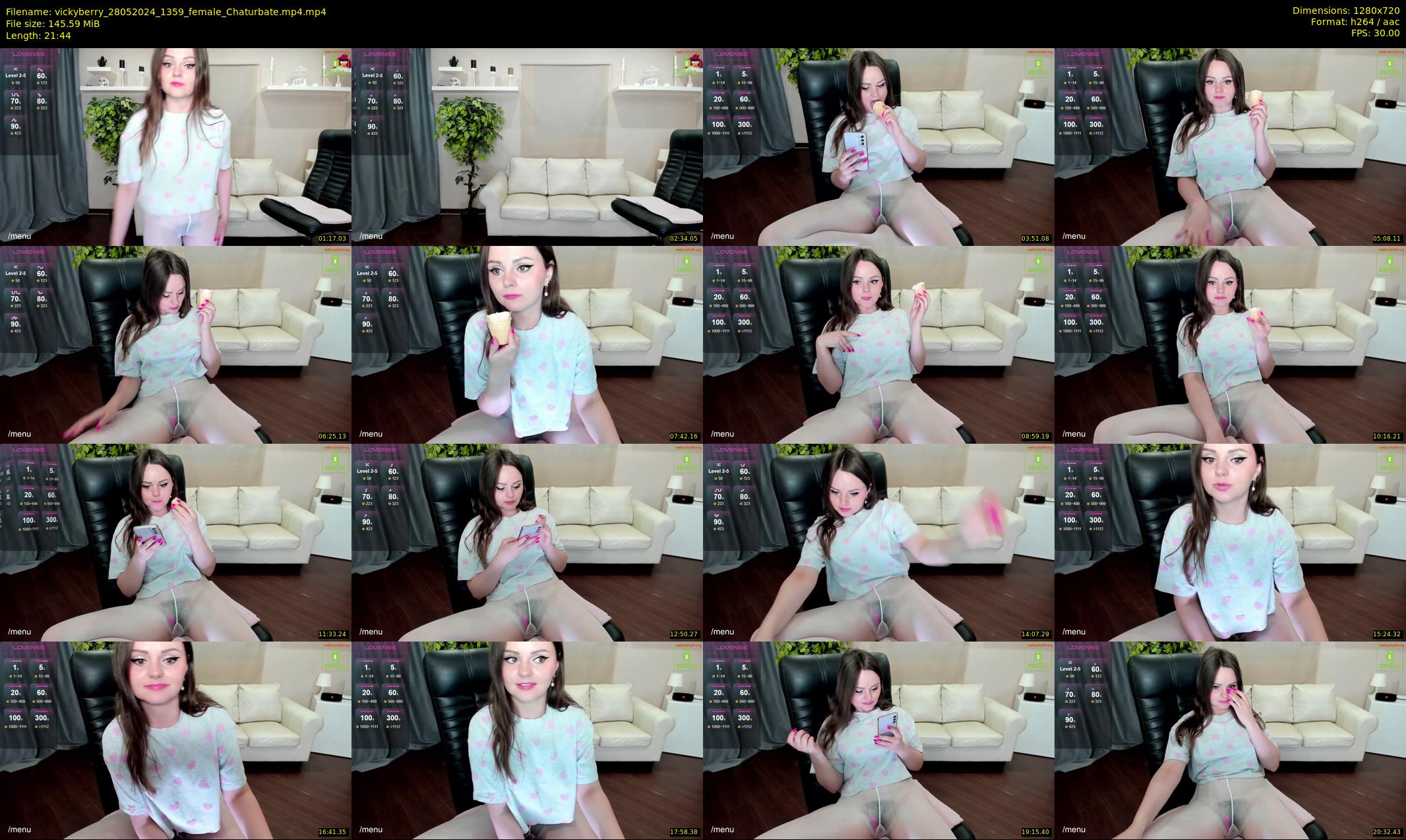vickyberry — 22 minute Chaturbate female cam show recording, 720p, May 28, 2024