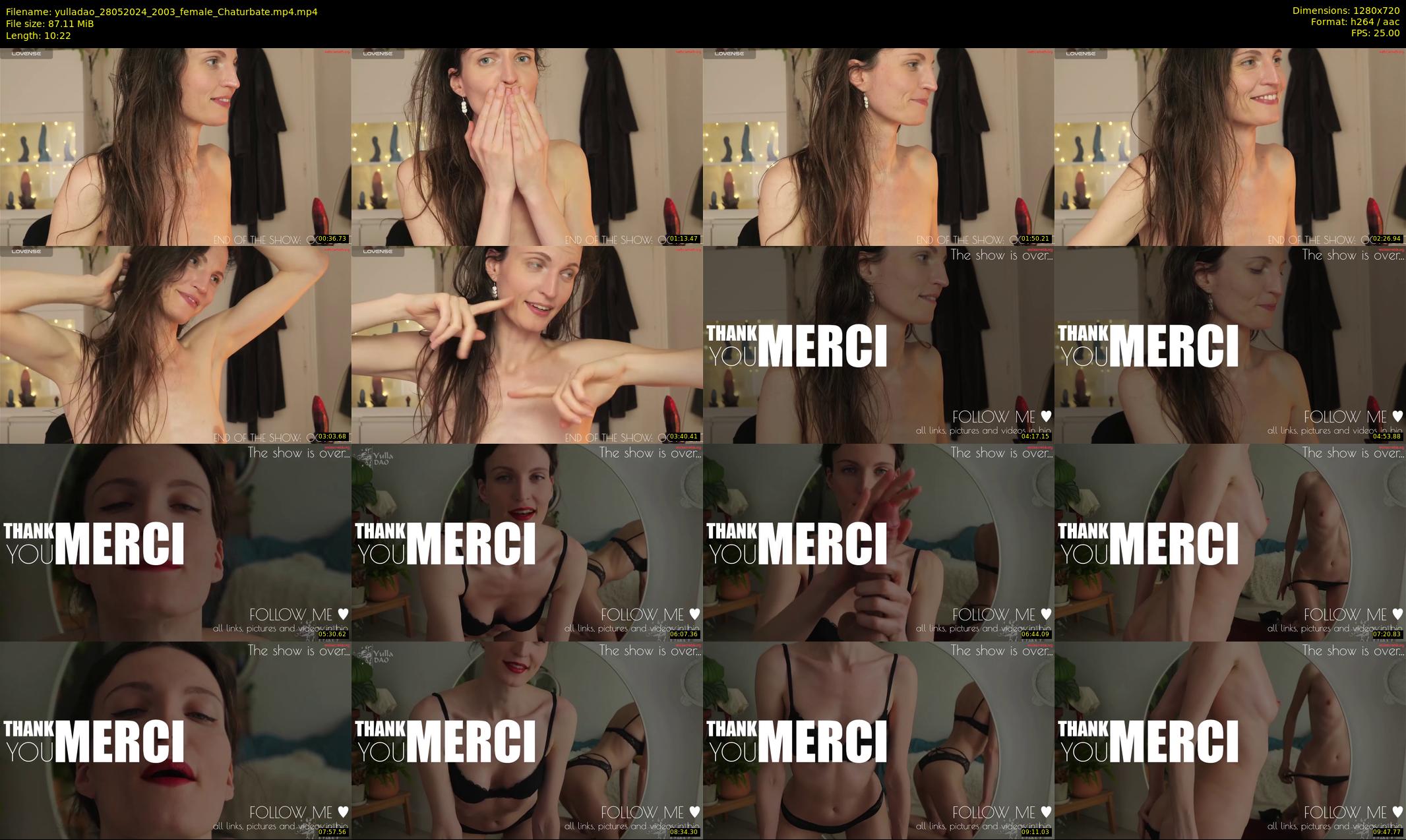 yulladao — 11 minute Chaturbate female cam show recording, 720p, May 28, 2024