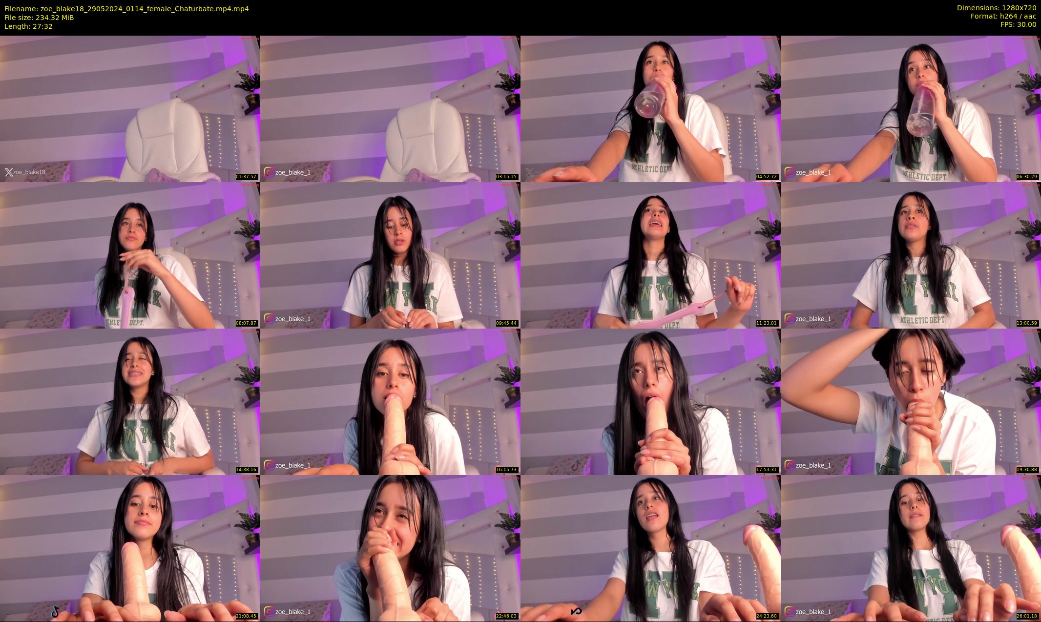 zoe_blake18 — 28 minute Chaturbate female cam show recording, 720p, May 29, 2024