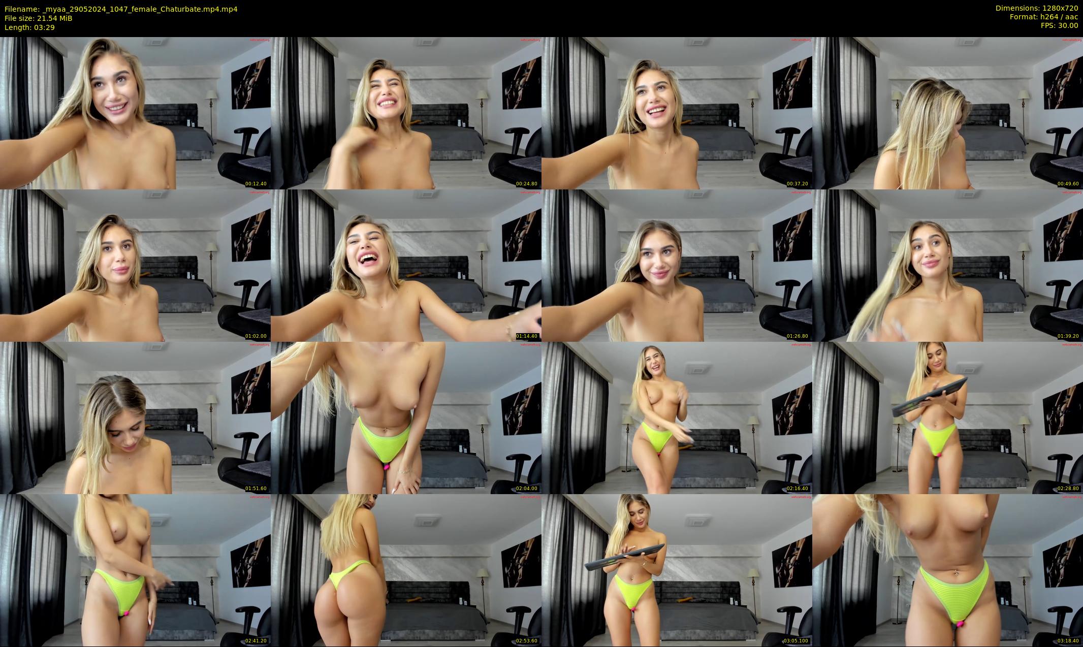 _myaa — 4 minute Chaturbate female cam show recording, 720p, May 29, 2024