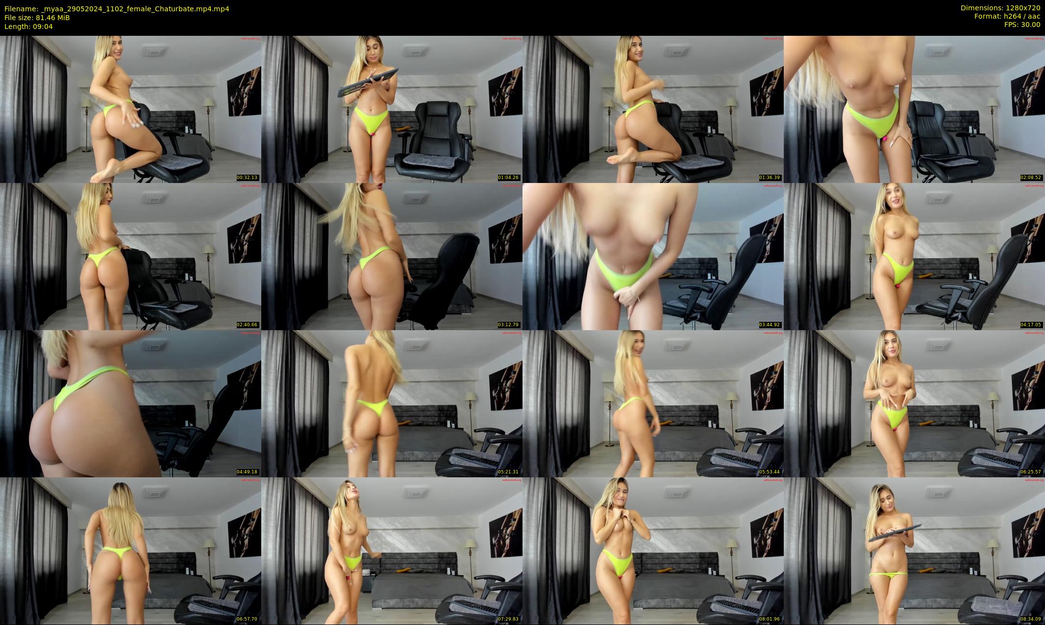 _myaa — 10 minute Chaturbate female cam show recording, 720p, May 29, 2024