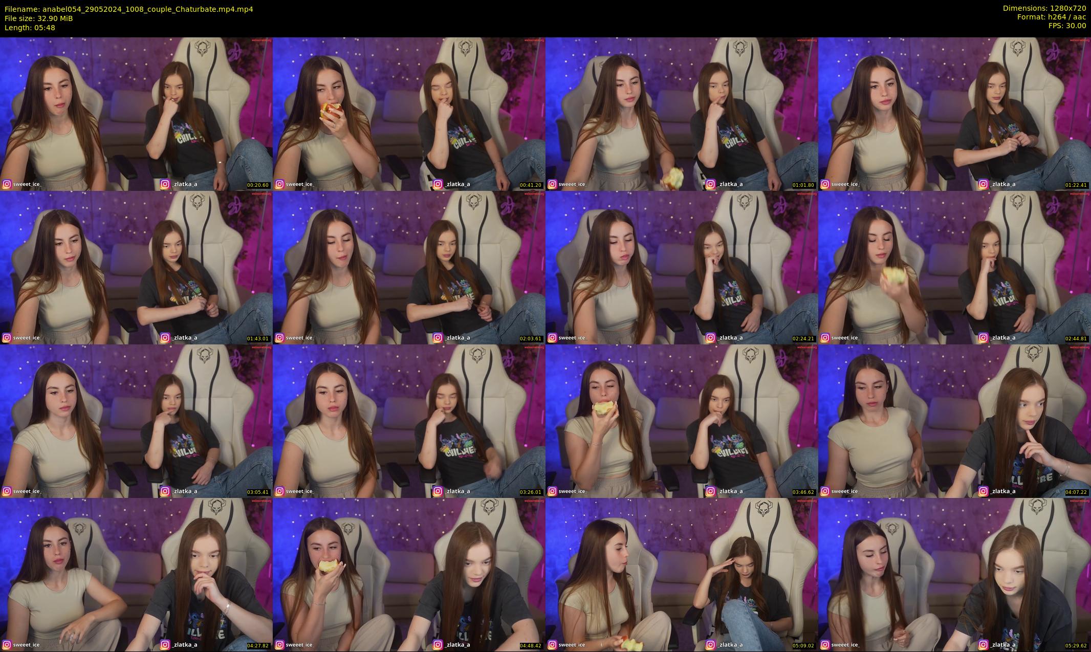 anabel054 — 6 minute Chaturbate female cam show recording, 720p, May 29, 2024