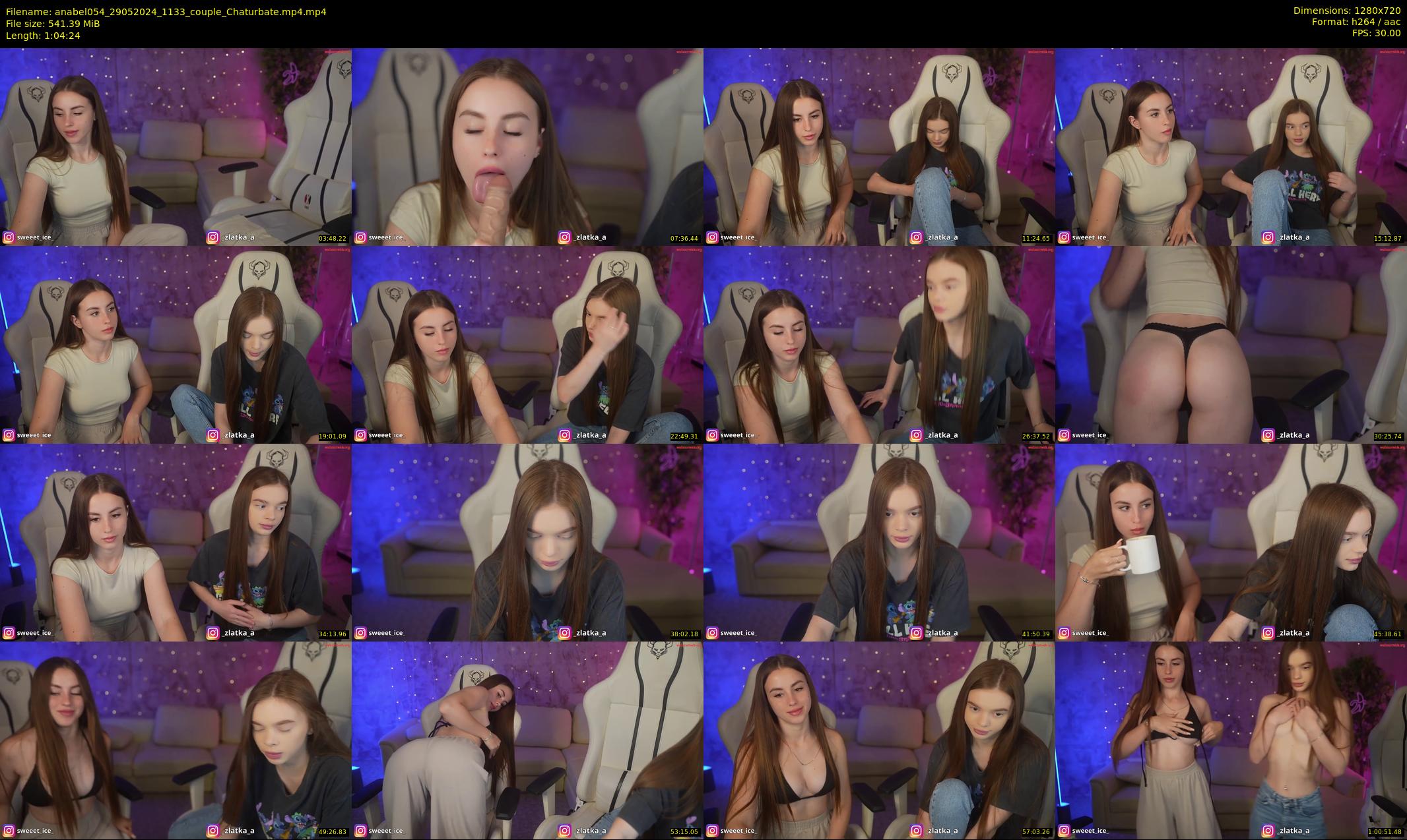 anabel054 — 65 minute Chaturbate female cam show recording, 720p, May 29, 2024