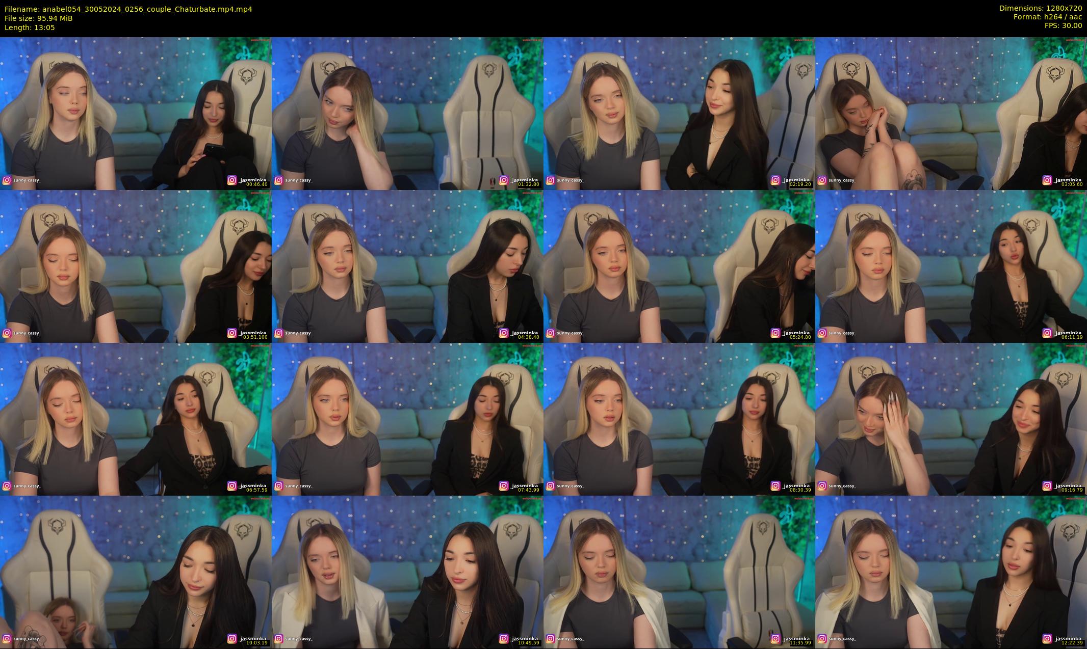 anabel054 — 14 minute Chaturbate female cam show recording, 720p, May 30, 2024