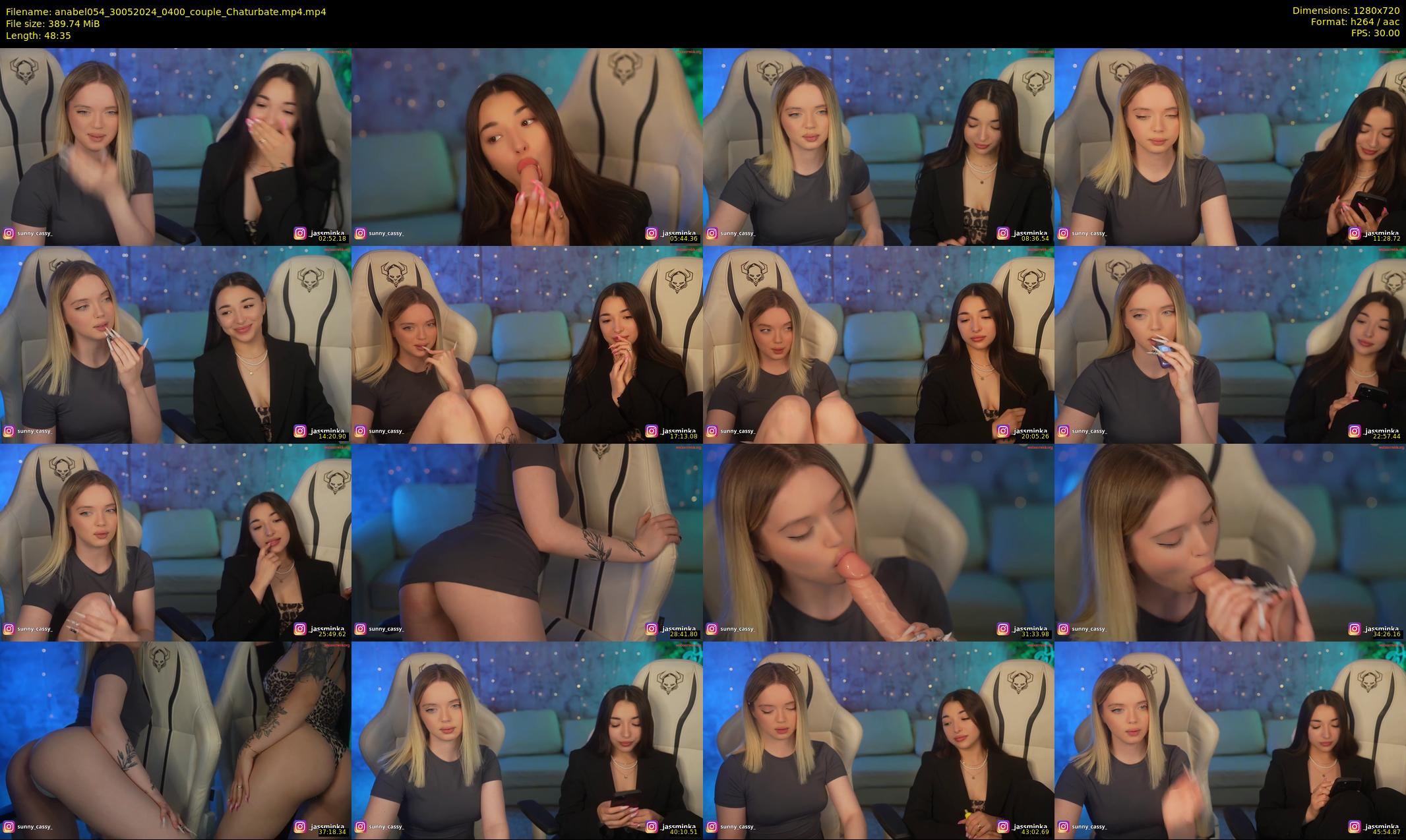anabel054 — 49 minute Chaturbate female cam show recording, 720p, May 30, 2024