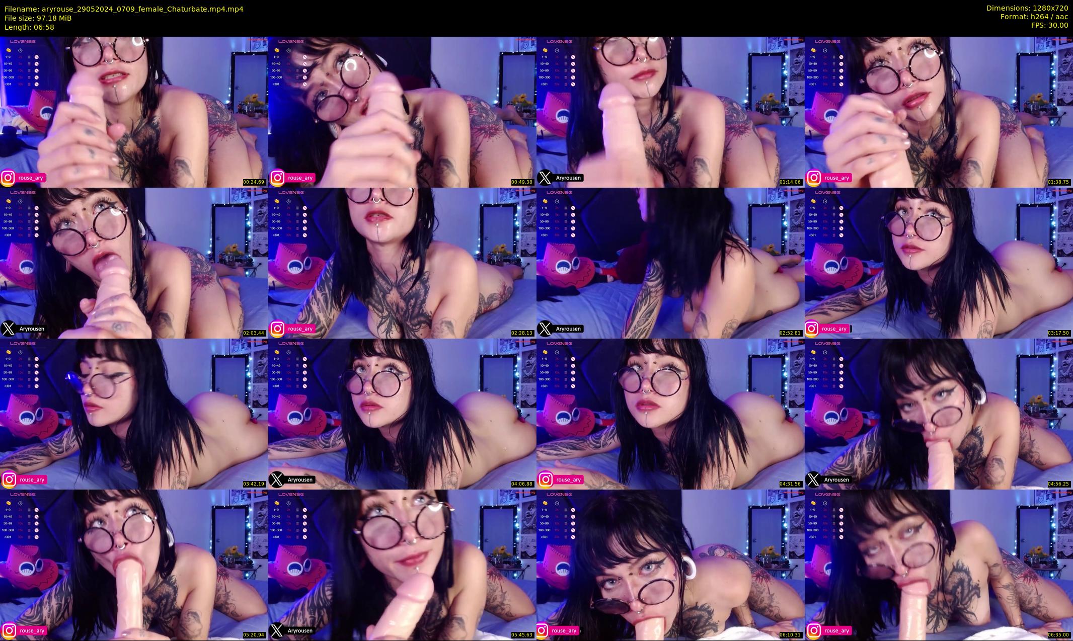 aryrouse — 7 minute Chaturbate female cam show recording, 720p, May 29, 2024
