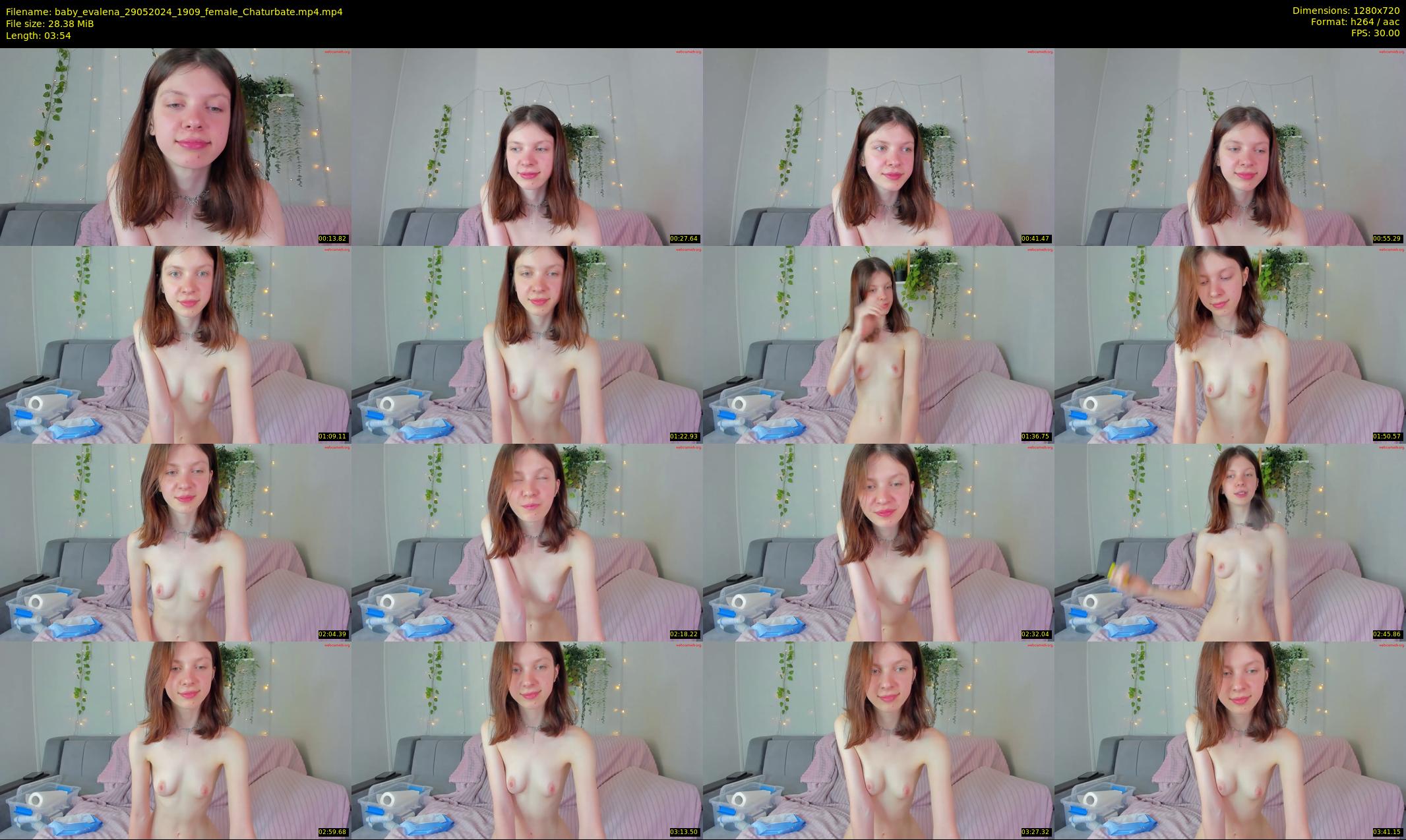baby_evalena — 4 minute Chaturbate female cam show recording, 720p, May 29, 2024
