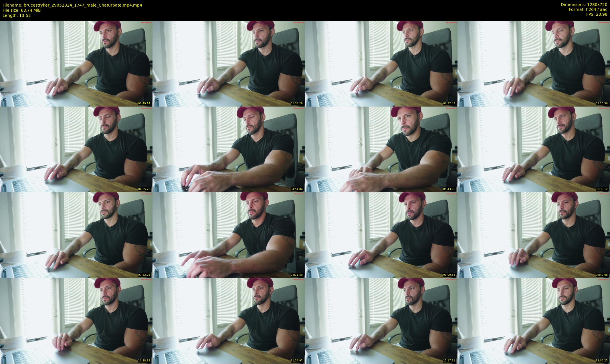 brucestryker — 14 minute Chaturbate male cam show recording, 720p, May 29, 2024