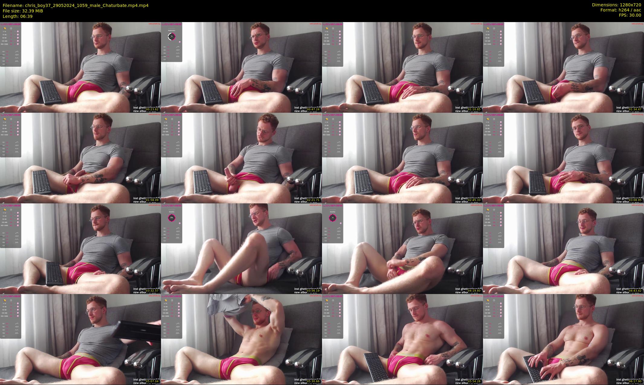 chris_boy37 — 7 minute Chaturbate male cam show recording, 720p, May 29, 2024