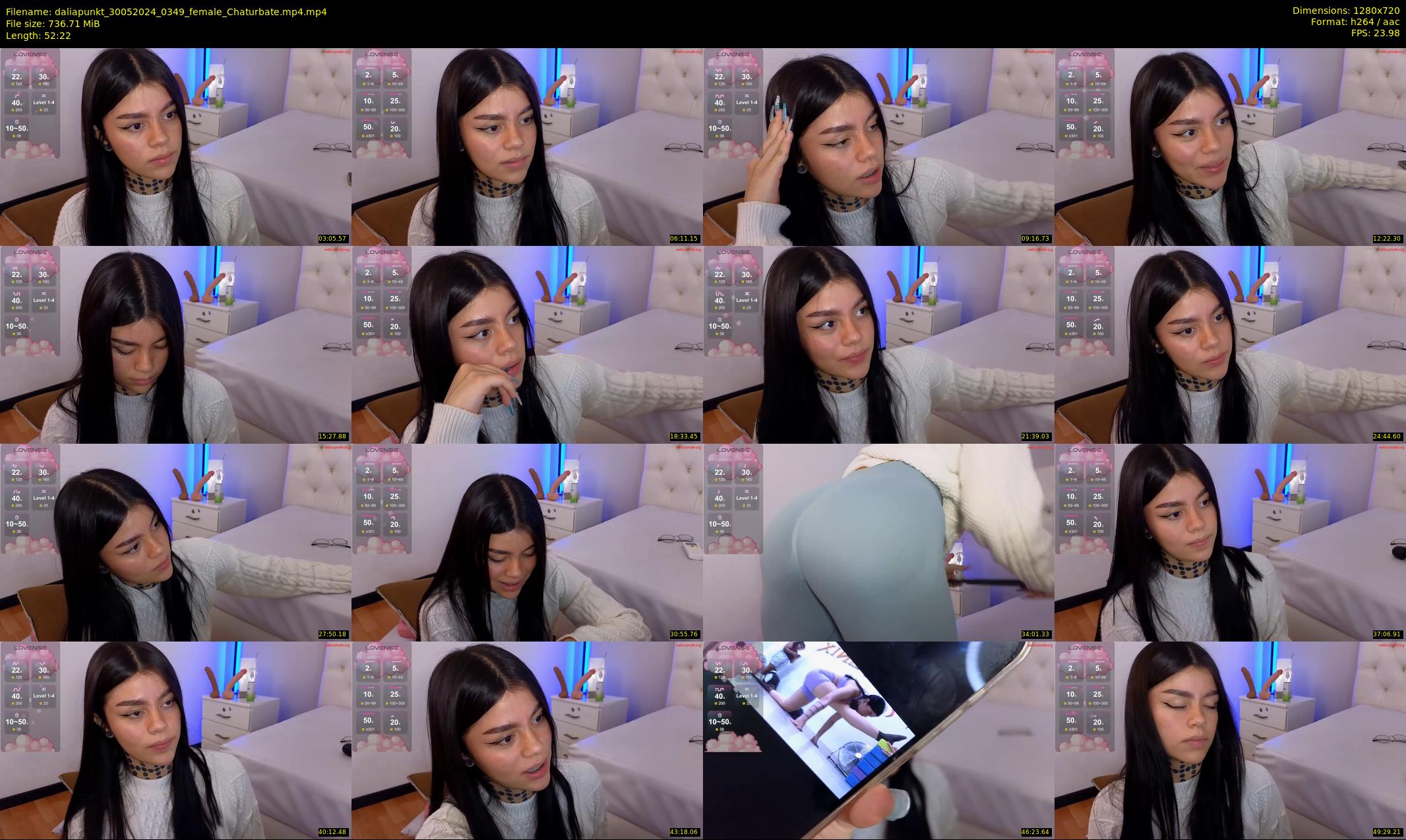 daliapunkt — 53 minute Chaturbate female cam show recording, 720p, May 30, 2024