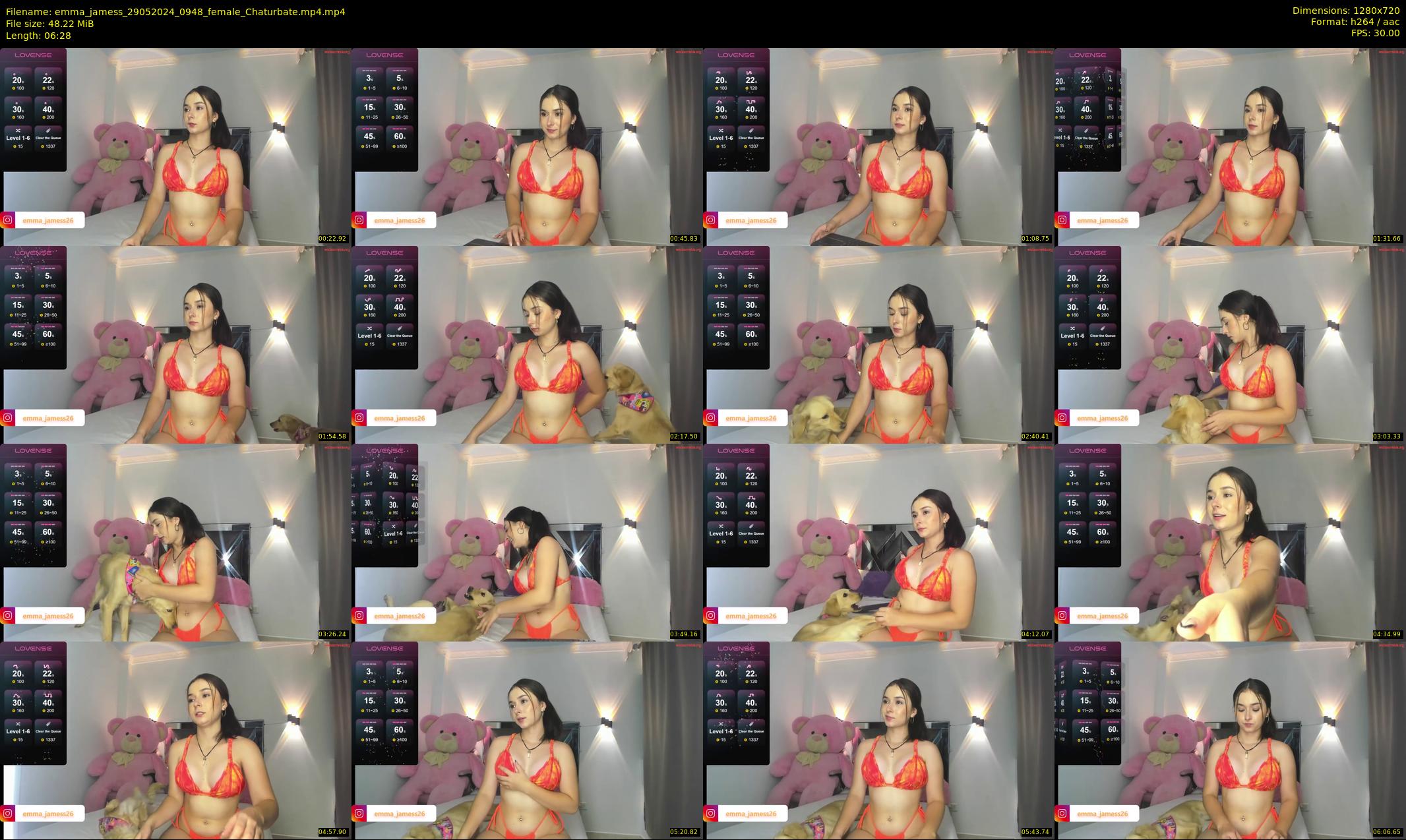 emma_jamess — 7 minute Chaturbate female cam show recording, 720p, May 29, 2024
